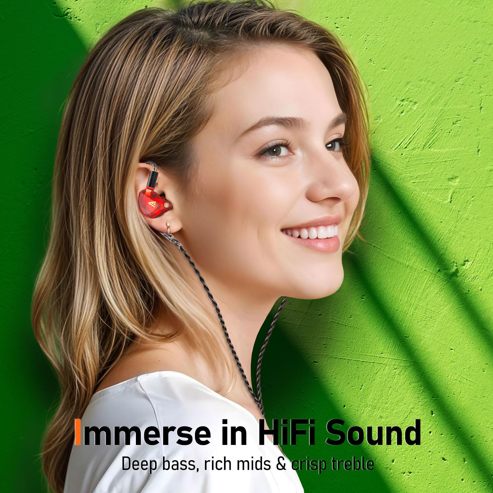 Audiovance Vibes 202MC USB-C HiFi Wired Earbuds Type-C Kopfhörer mit Mikrofon