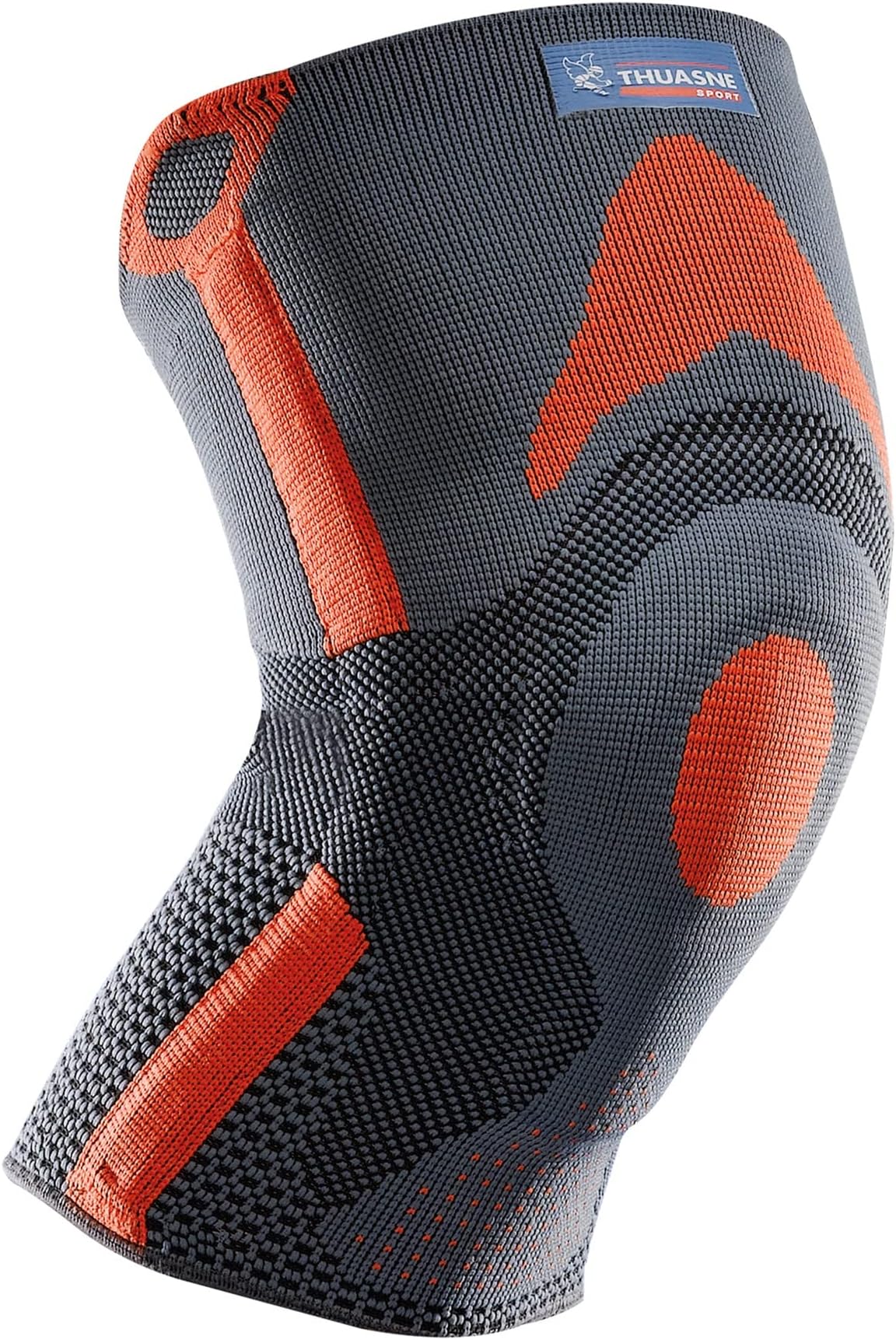 THUASNE Sport - Reinforced Patellar Knee Brace - Tendinopathy, Mild Patellar Instability - Compressive Knitting - Support Index 3/5 - Medical Device CE