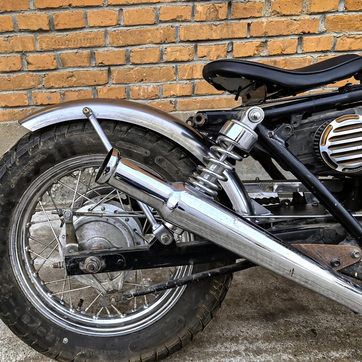 Motorcycle Rear Fender Guard Mudguard Kit For HONDA Rebel CA250 Silver Iron