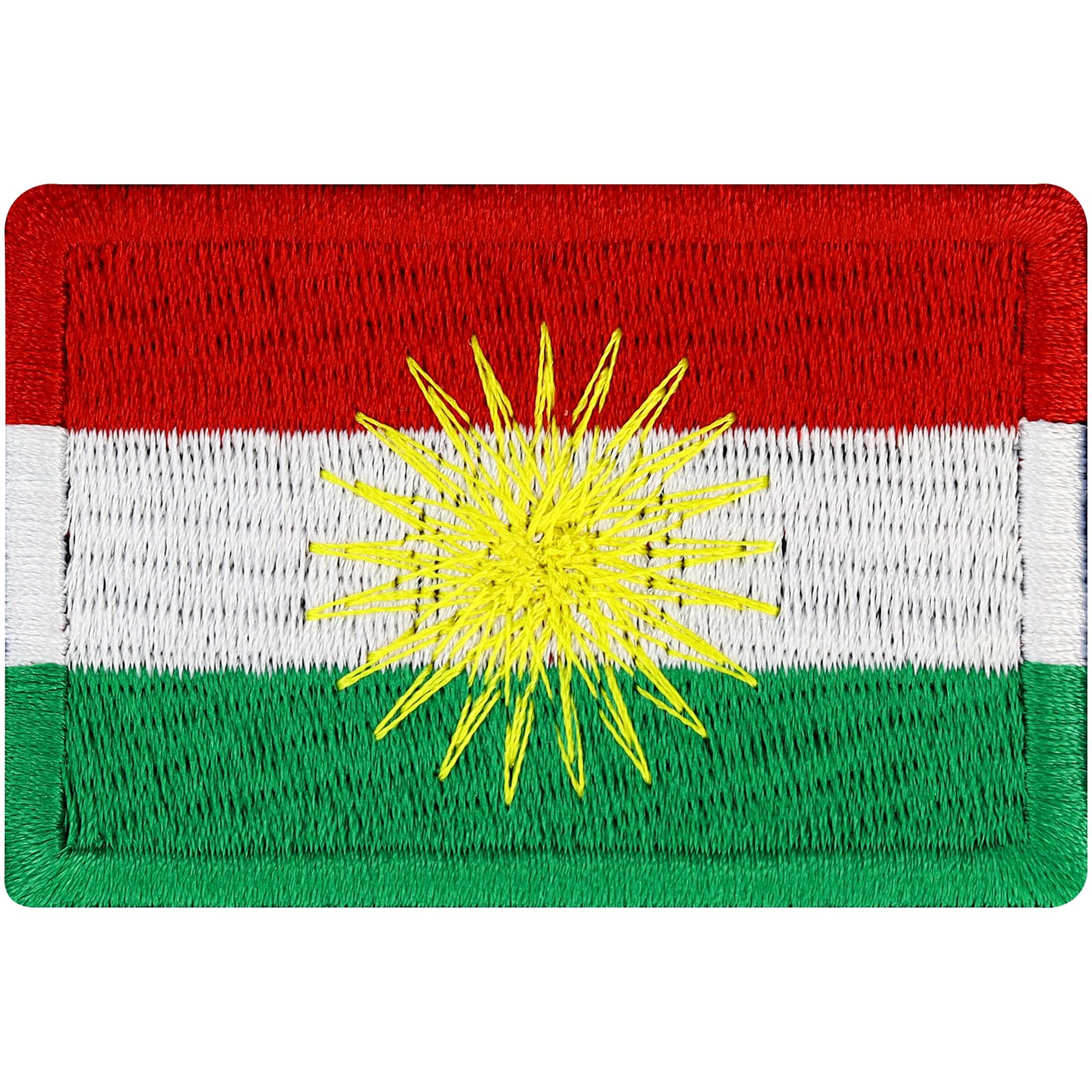 Patches velcro Kosovo Ensemble de 2 | Écusson du Kosovo à velcro, patch militaire avec fermeture à velcro, écusson tactique de moral avec fermeture à velcro | 40x60mm