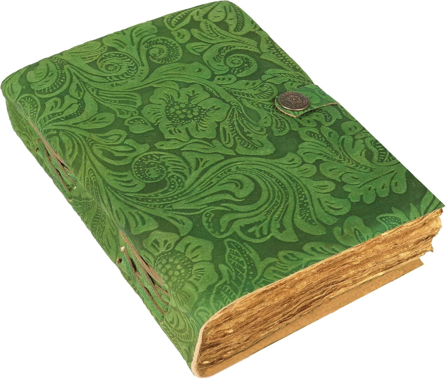 Leather Journal Antique Handmade Deckle Edge Vintage