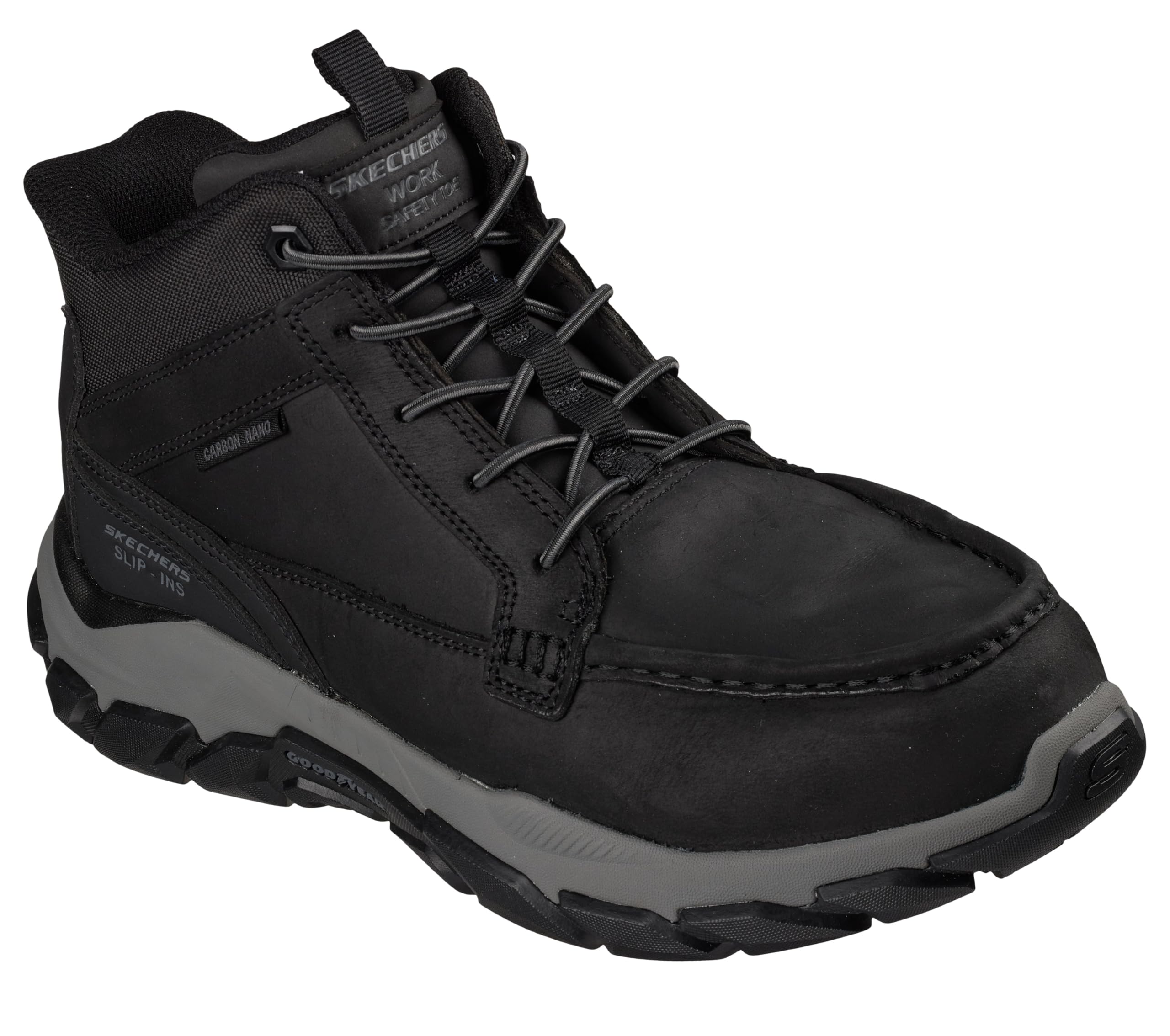 Skechers Homme Santoro MOC Toe Hands Free Slip Ins Botte Industrielle