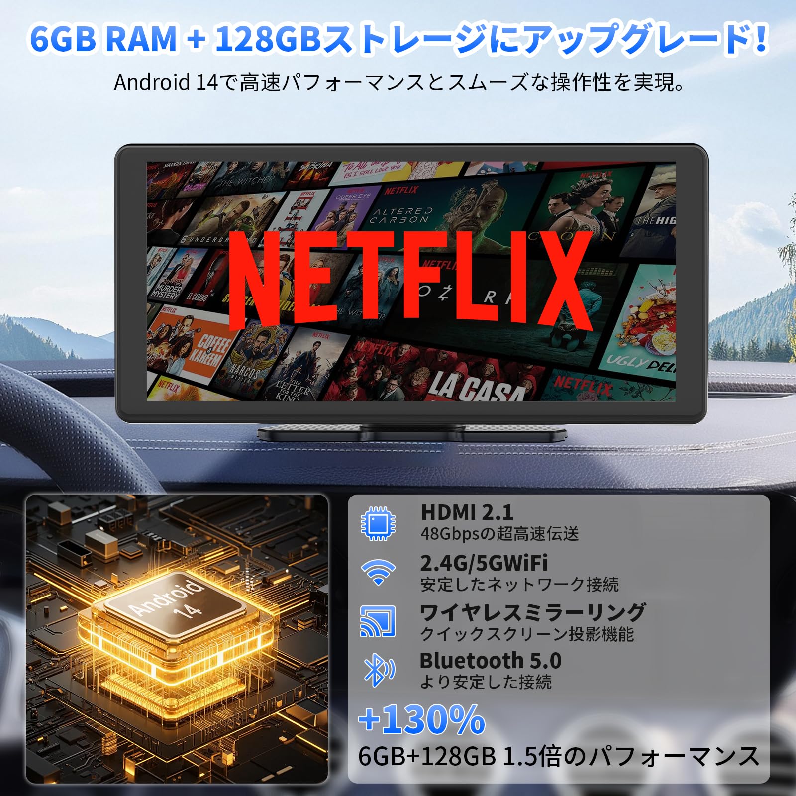 Amazon.co.jp: VANBAR ディスプレイオーディオ 11.5インチ 大画面