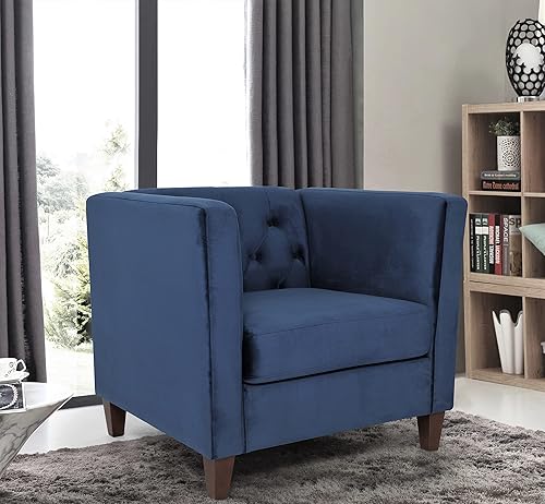 Miniatura 3 de Muebles clásicos capitoné modernos, tapizados de tela de terciopelo de tres plazas, cómodo sofá de oficina y silla decorativa para habitaciones