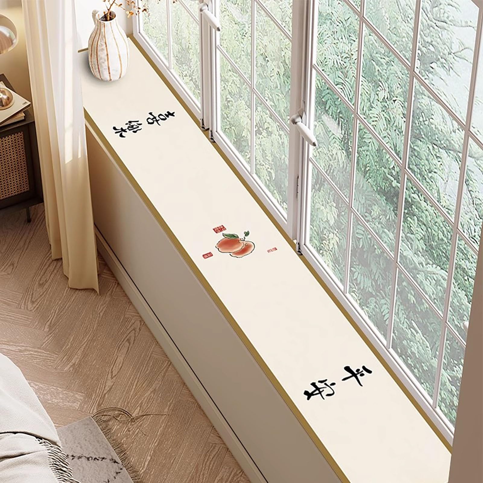 Tapis de fenêtre antidérapant et anti-poussière fin Style B 100x40