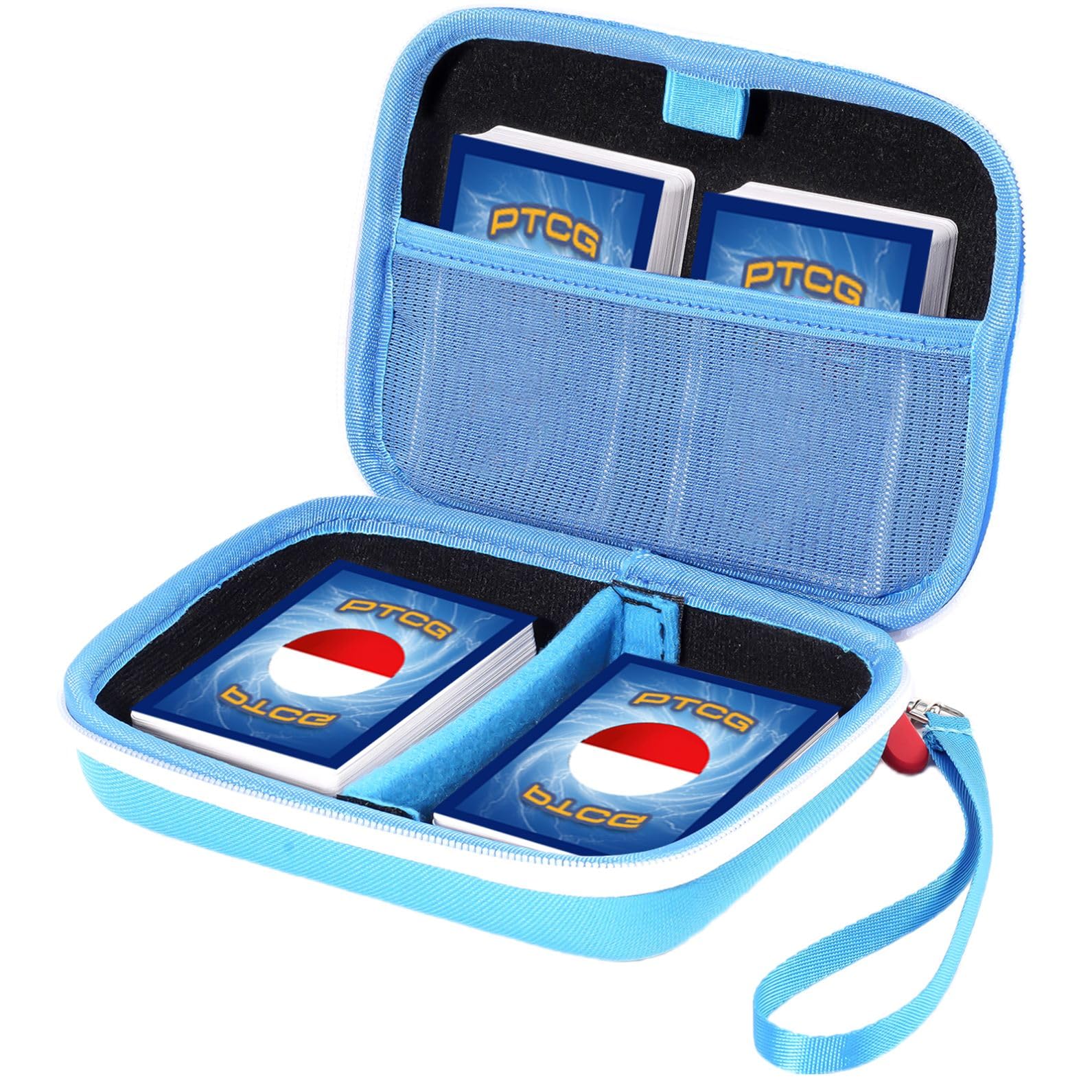 ProCase Collectible Trading Card Case, Hard Travel Carrying Storage Box Holds 300+ Cards for MTG, TCG, Yu-Gi-Oh, Lorcana, Holder Organizer with