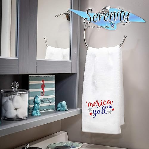 Miniatura 3 de Memorial Day 4th of July Summer Home Decor Decorative Kitchen and Bath Hand Towels  American Flag  Spring Fall Accents  Red White and Blue Towel