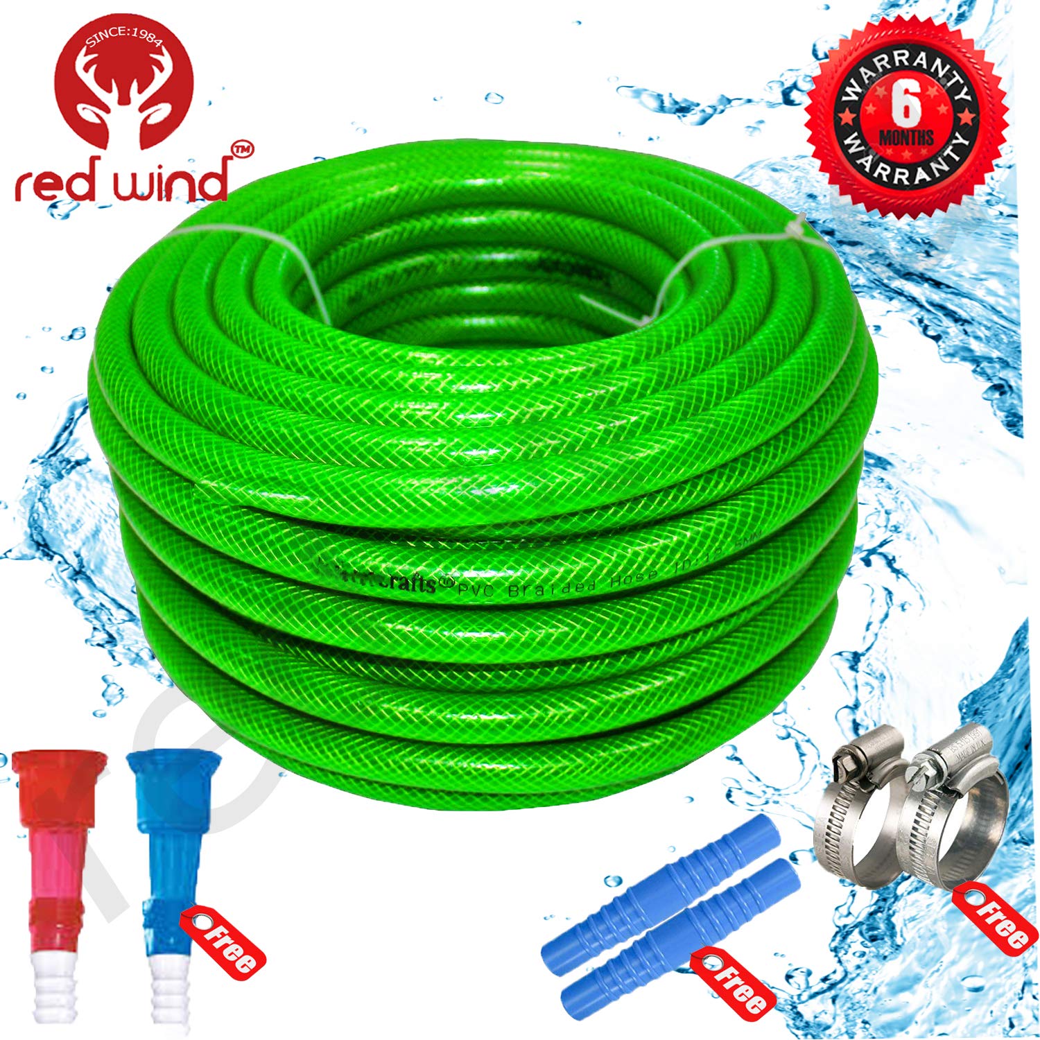 Buy SAI PRASEEDA Flexible Heavy Duty 3 Layered Braided Water Hose Pipe
