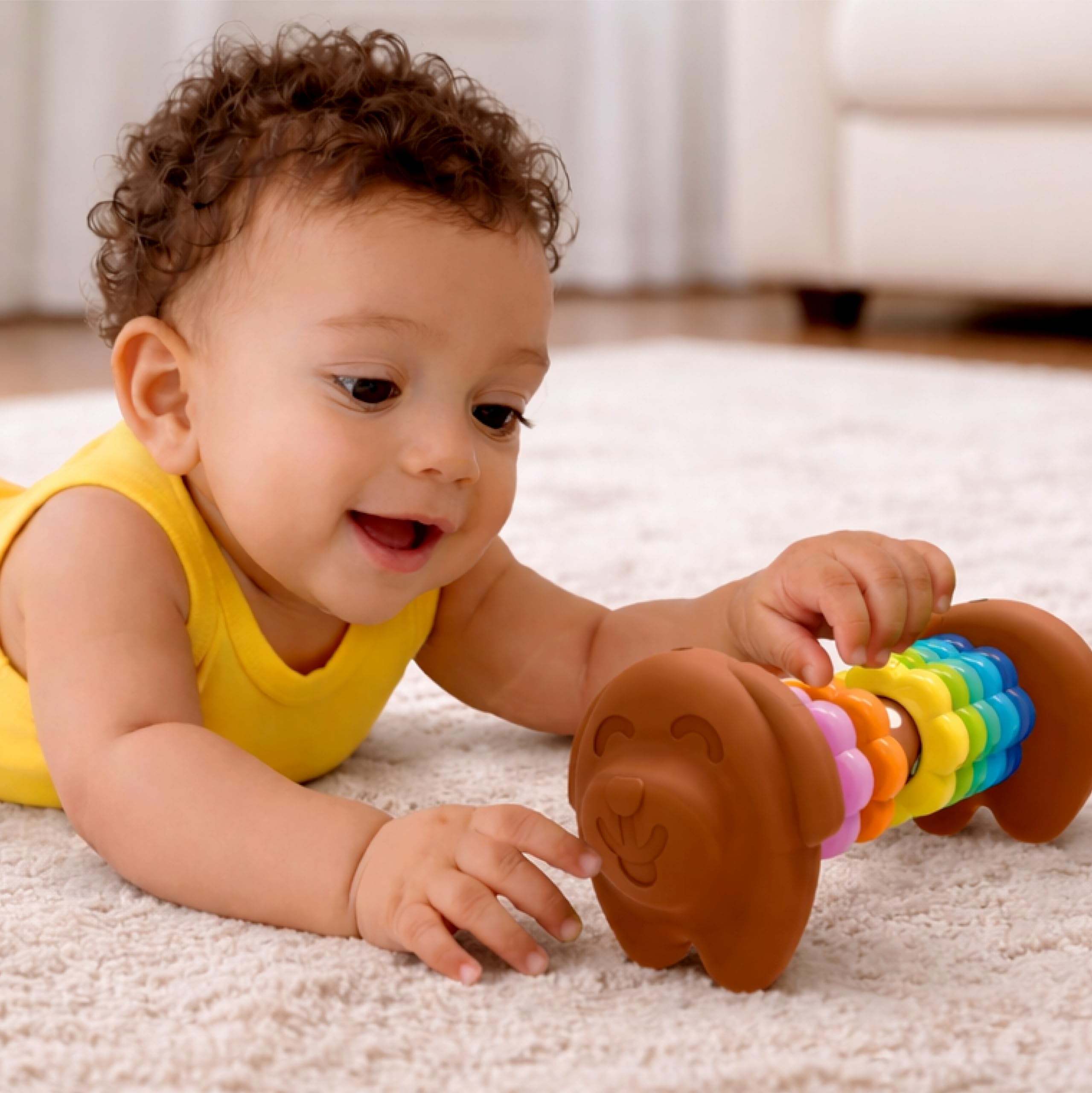 Imagimake Tummy Time Puppy | Baby Toy for Infants Age 3+ Months 2