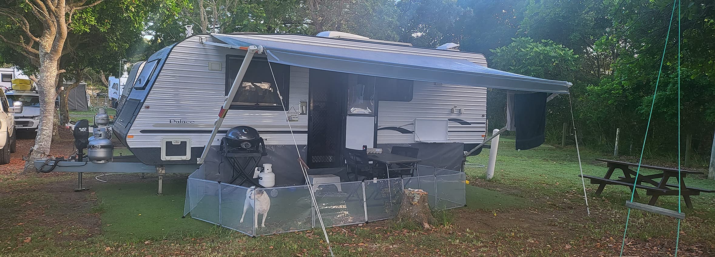 Tespo Pet Playpen, Portable Large Plastic Yard Fence Small Animals