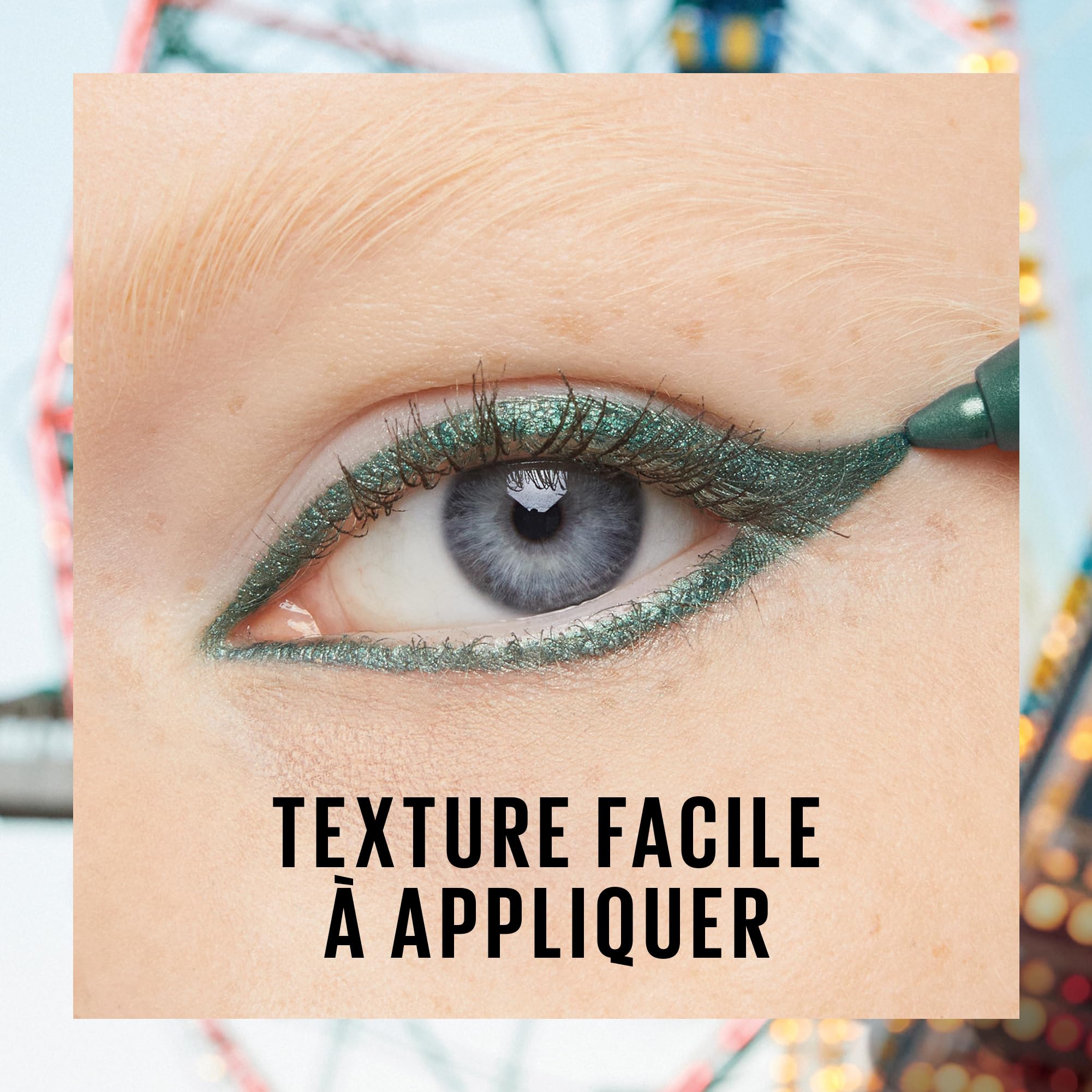 Maybelline New York - Żelowy Ołówek do oczu Efekt tatuażu - Wodoodporny i utrzymujący się na 36 godzin - Tatuaż Liner - Odcień : Fioletowy Pop