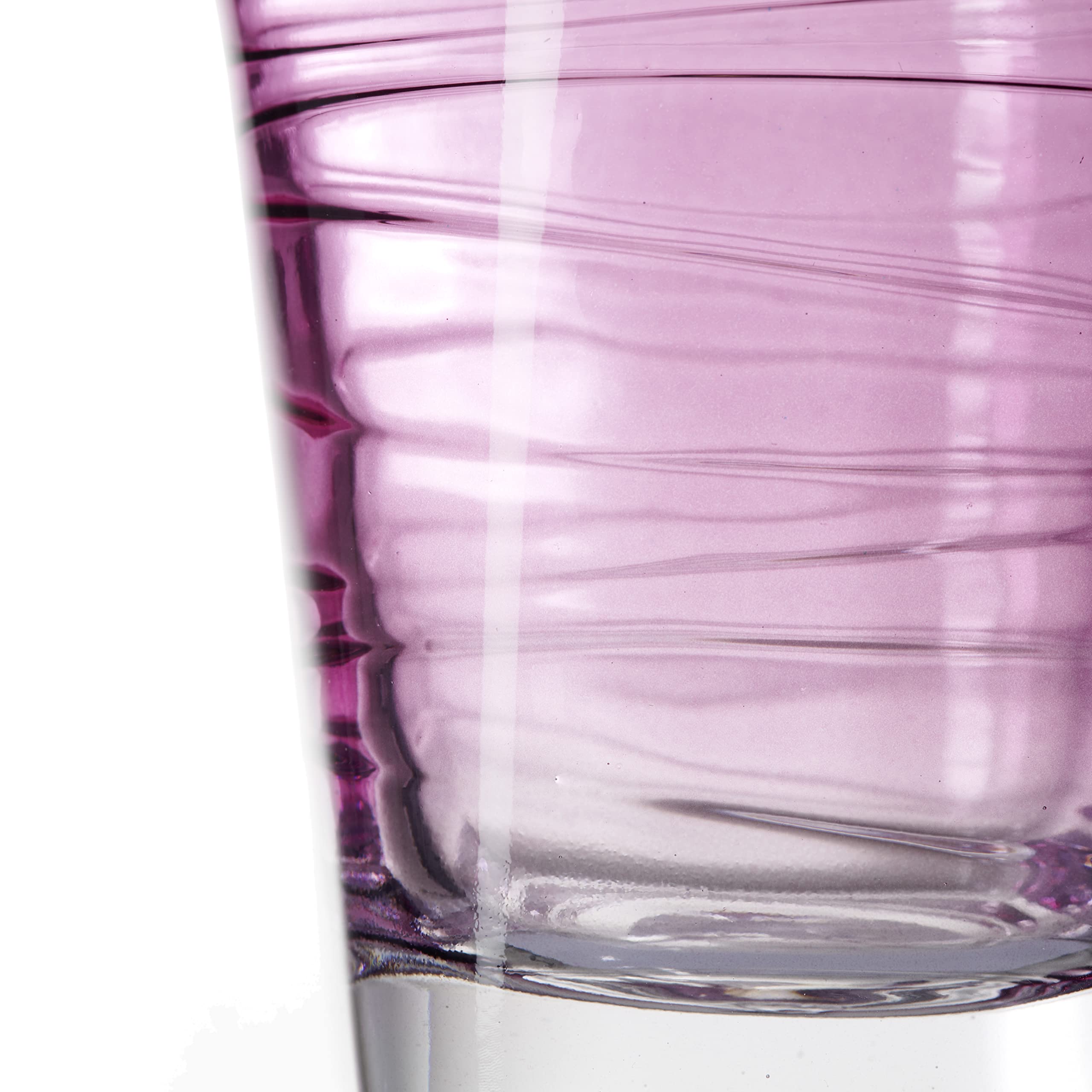 Vario Petit Verre à Eau en Verre, Multicolore, Lot de 6