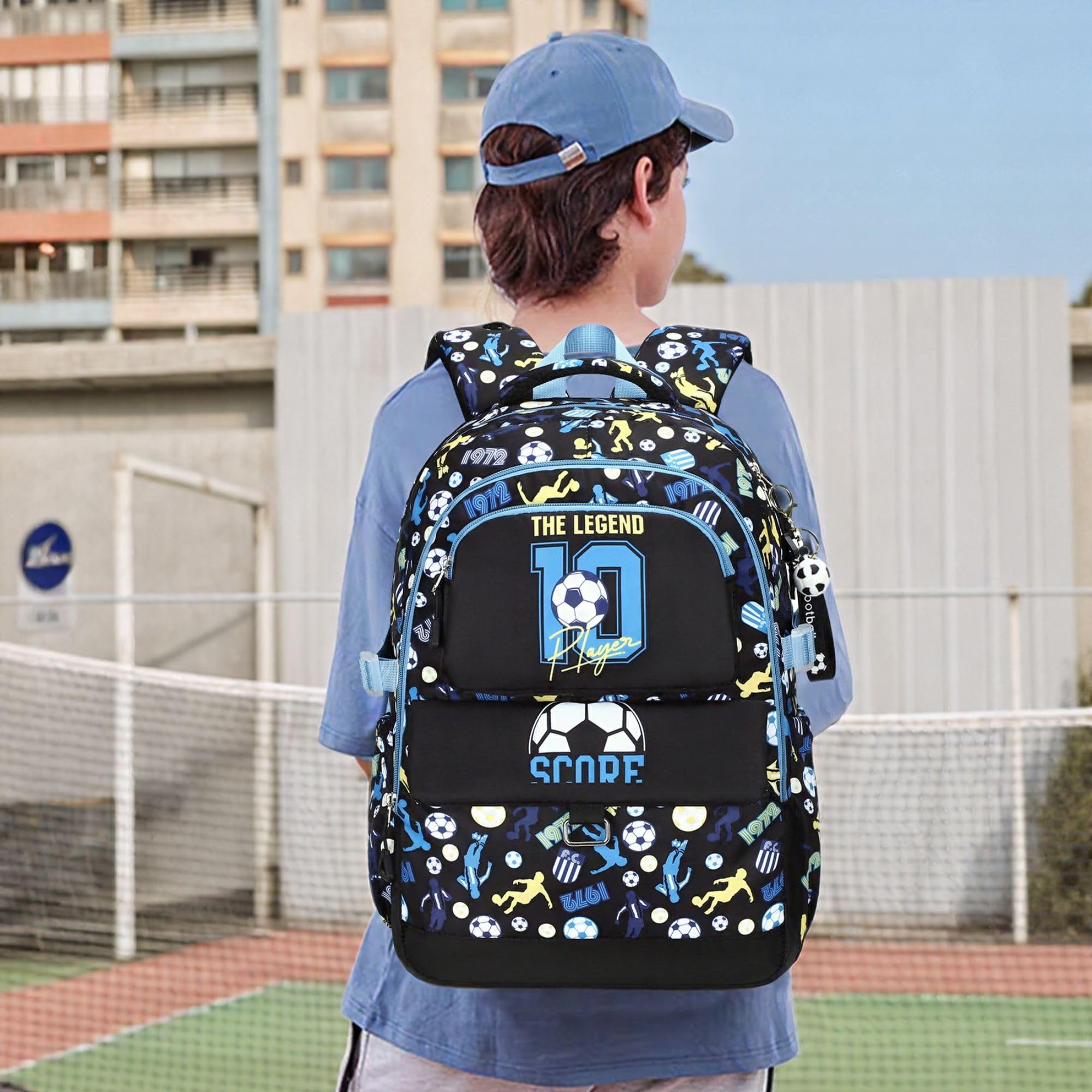 Makukke - Juego de mochilas escolares para niños, mochila para estudiantes gamers, adolescentes con lonchera y estuche para lápices, para estudiantes de primaria y secundaria, 15.6inch, Juegos
