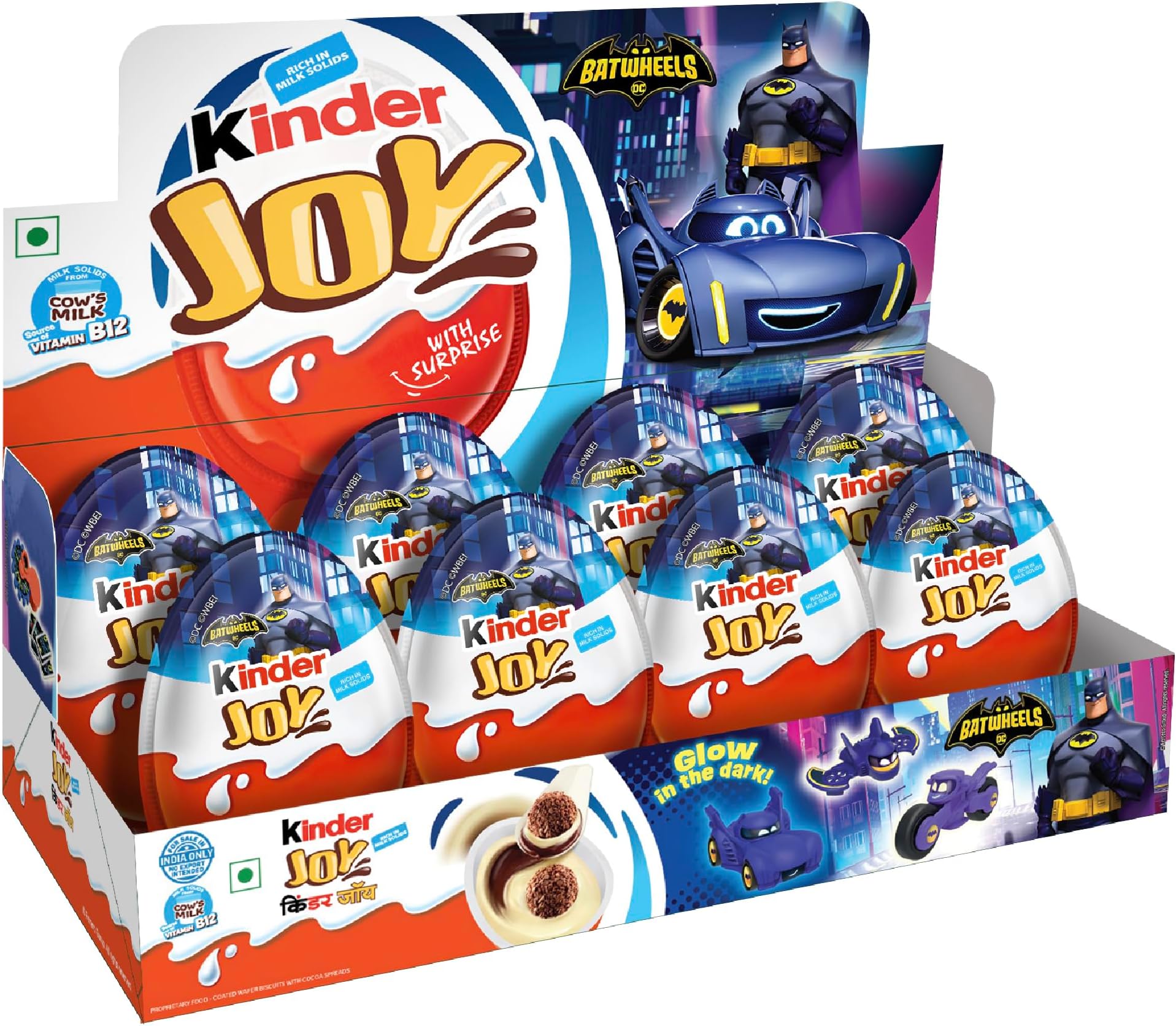 Kinder Joy for Boys with Surprise, 8 x 160 g
