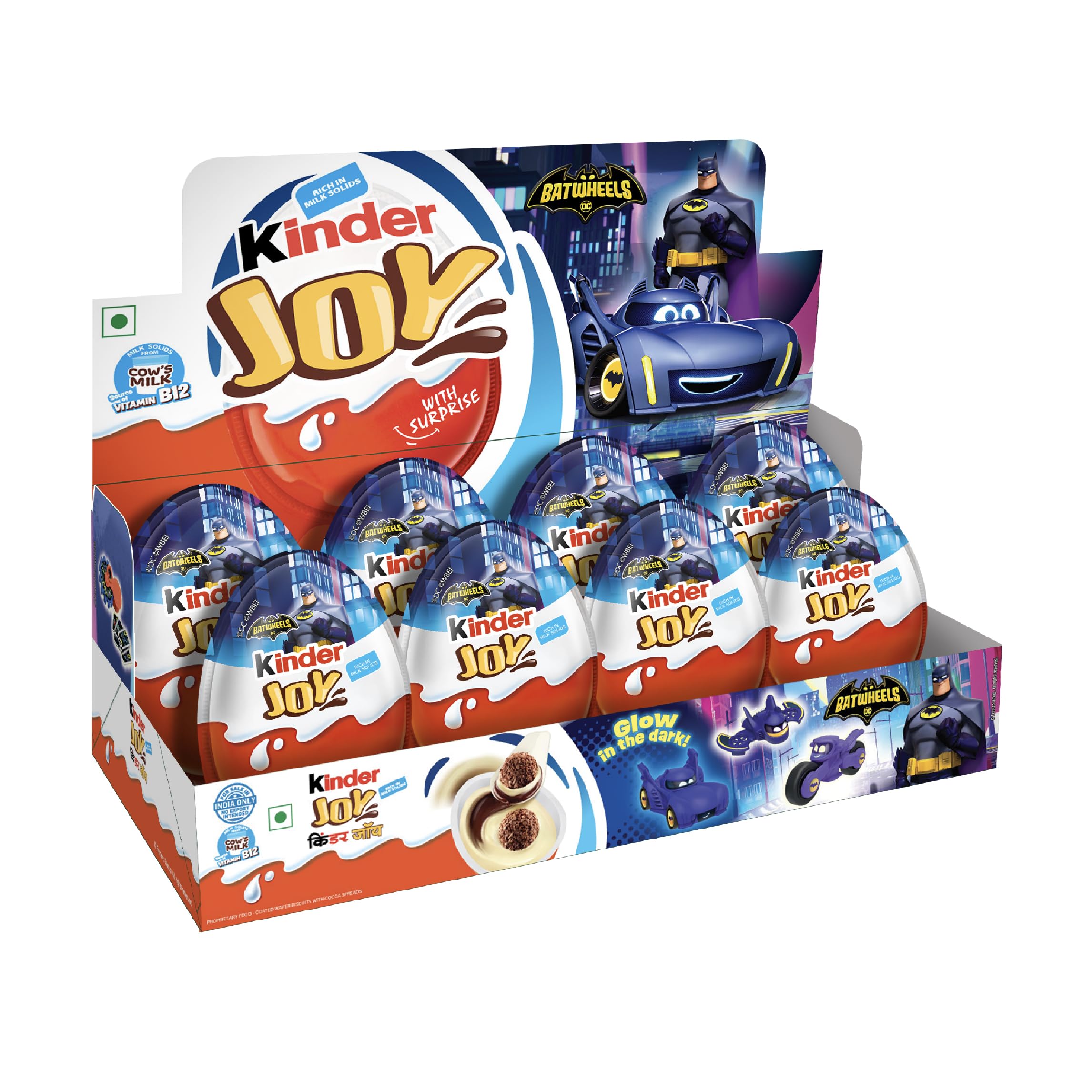Kinder Joy for Boys with Surprise, 8 x 160 g