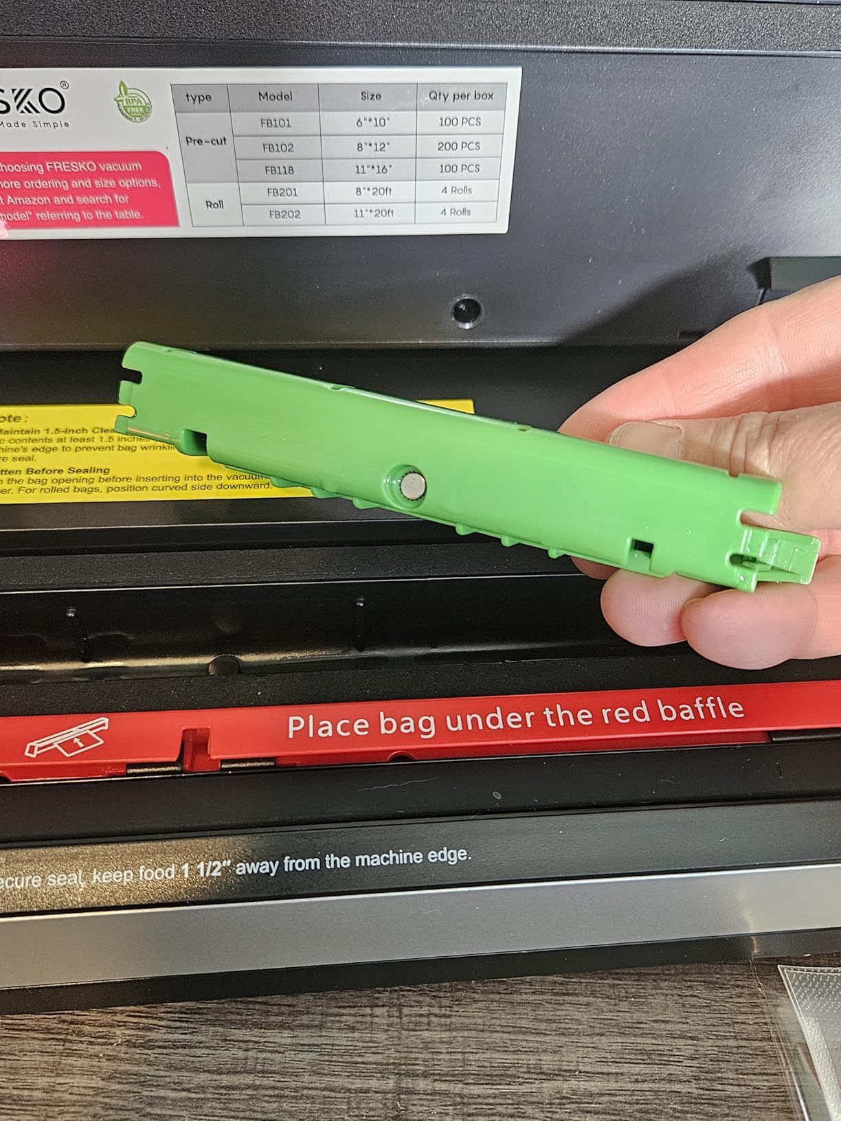 Customer image of FRESKO vacuum sealer