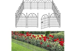 Tall Garden Fence Animal Barrier with Gate – Protect Your Yard with YardLink!