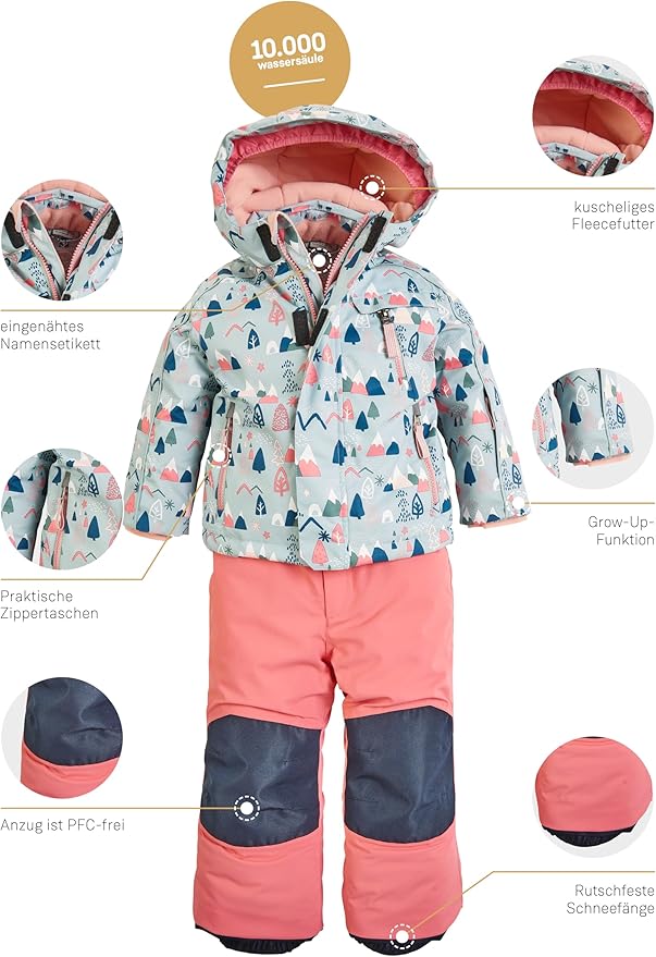 Mono De Esquí 3 En 1 First Instinct - Impermeable, Transpirable Y Con Pantalón Desmontable - Para Niños Y Niñas