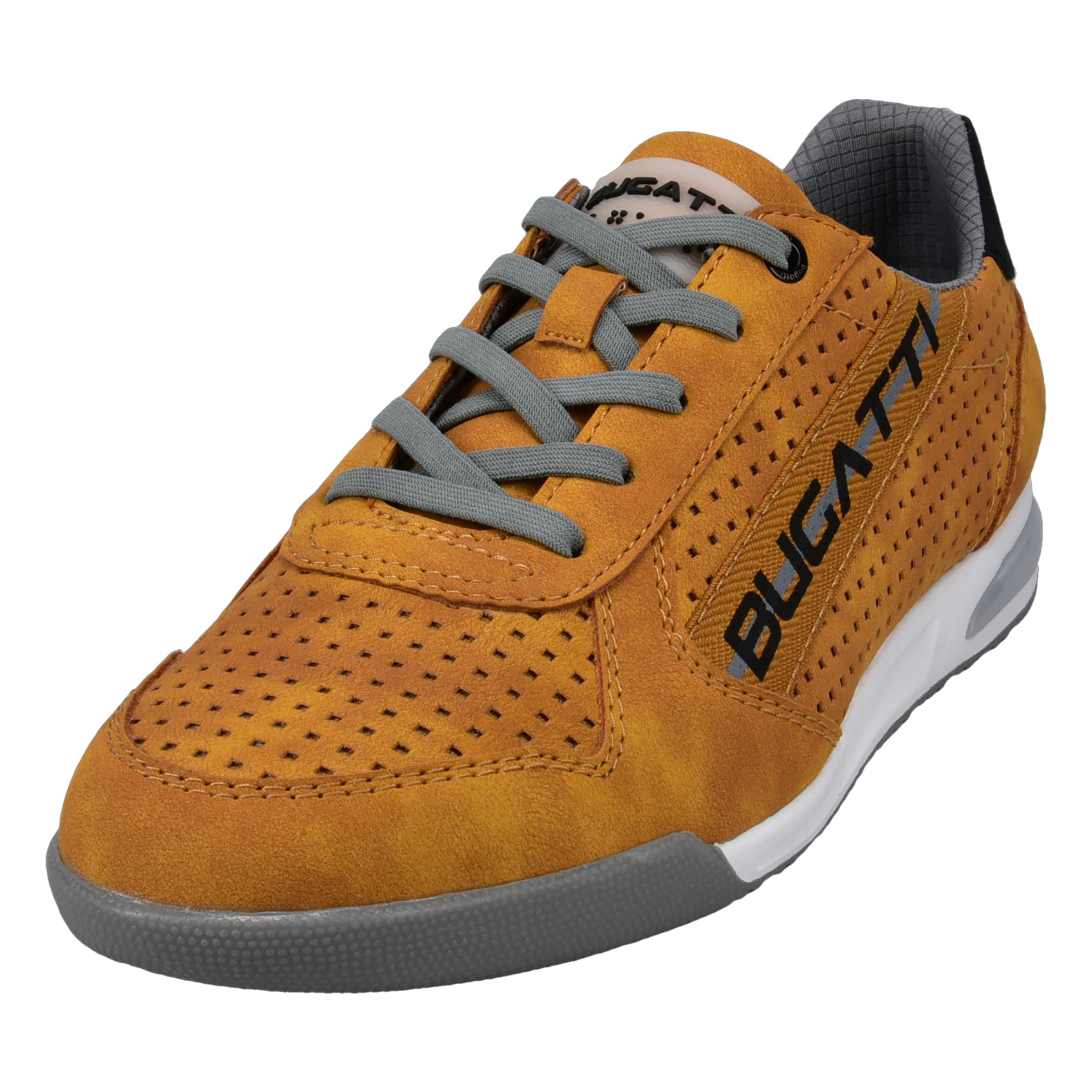 bugatti Men's 321A38015000 Sneaker, Yellow, 11.5 UK