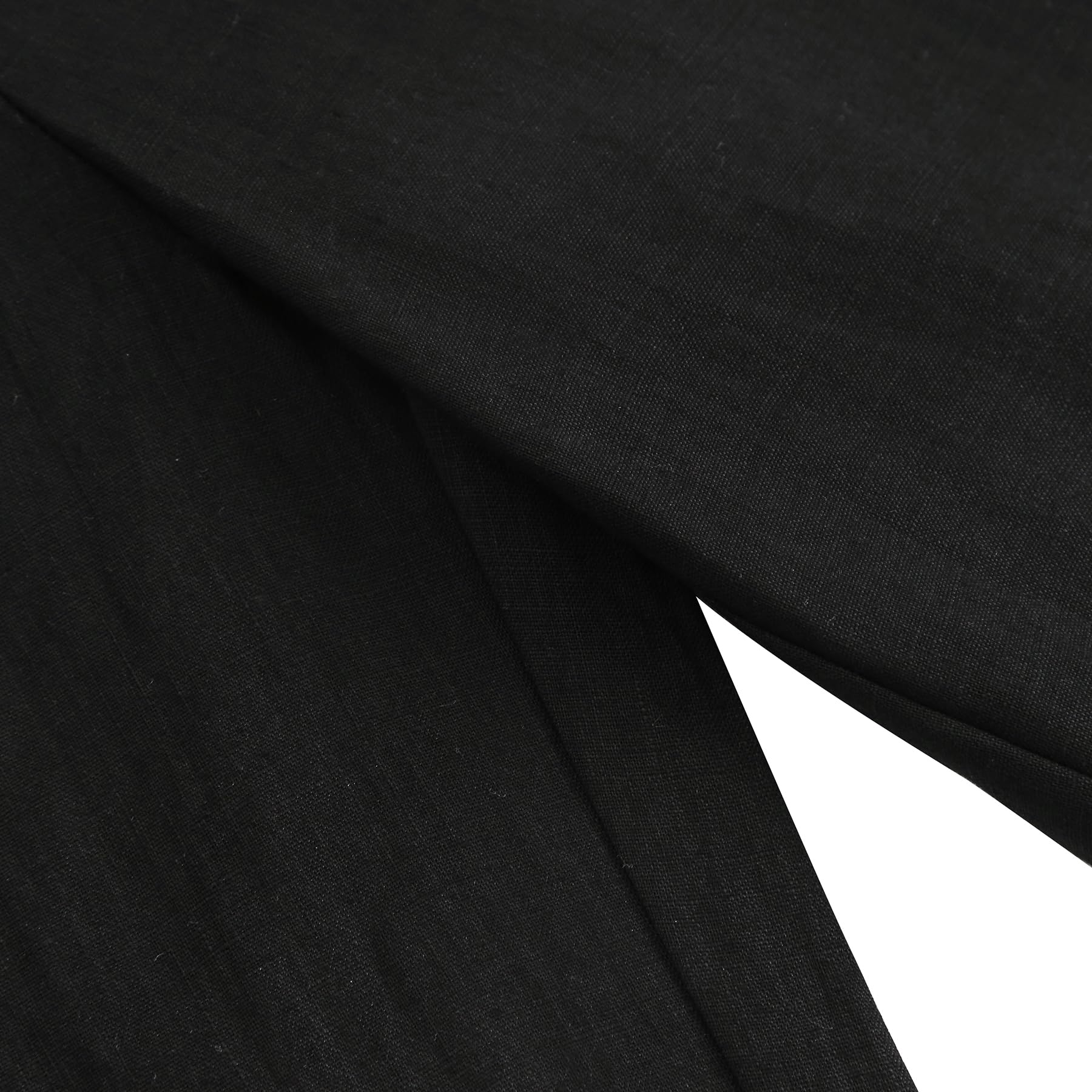 Amazhiyu Pantaloni in lino, da donna, estivi, 100% lino, pantaloni lunghi, da donna, larghi, con tasche