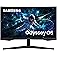Samsung 27-Inch Odyssey G55C Series QHD 1000R Curved Gaming Monitor, 1ms(MPRT), HDR10, 165Hz, AMD Radeon FreeSync, Eye Care, 
