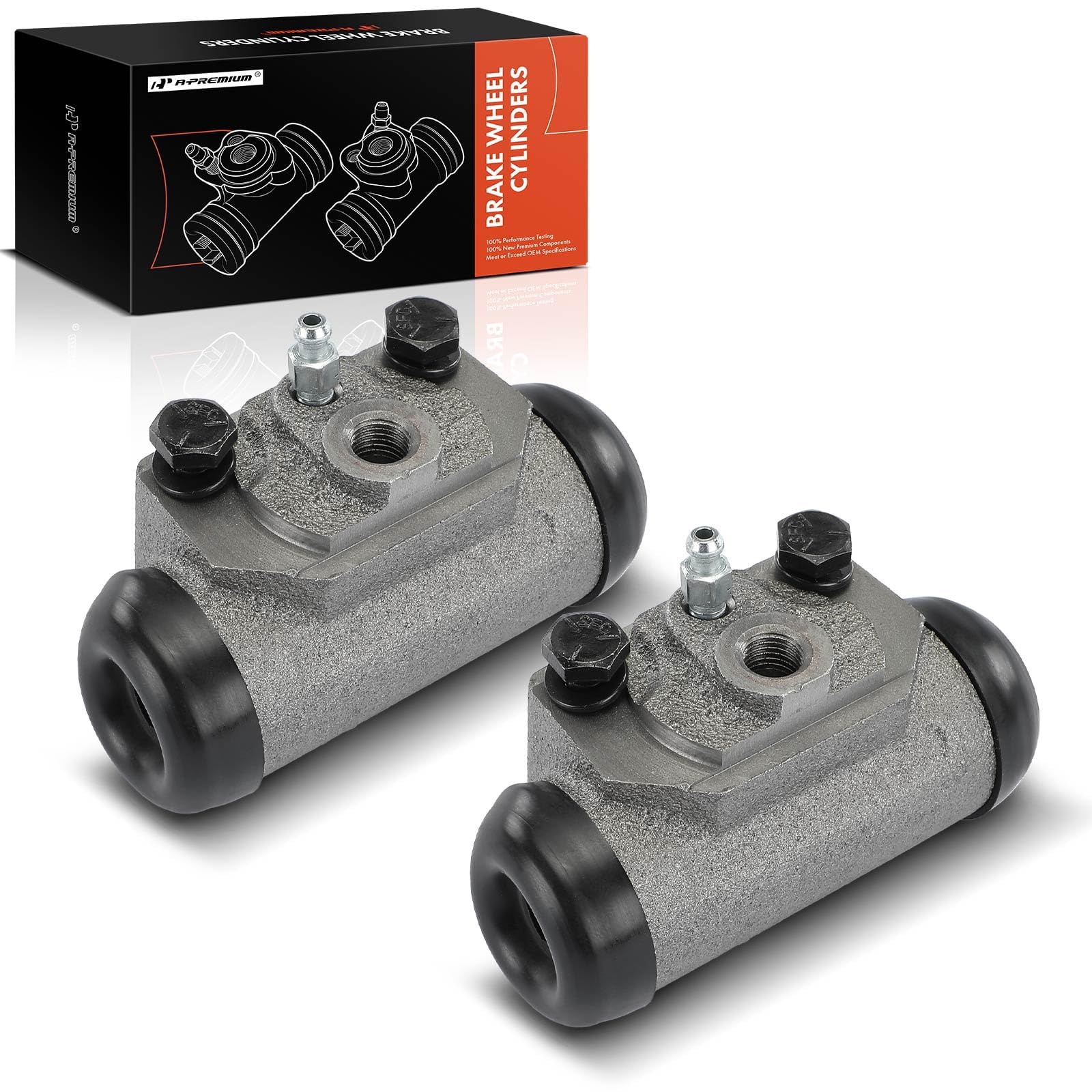 A-Premium Rear Drum Brake Wheel Cylinder Compatible with Select Chrysler, Dodge & Plymouth Models - Charger, Challenger, Aspen, Dart, Town & Country, 300, Fifth Avenue, Imperial, New Yorker, 2-PC Set