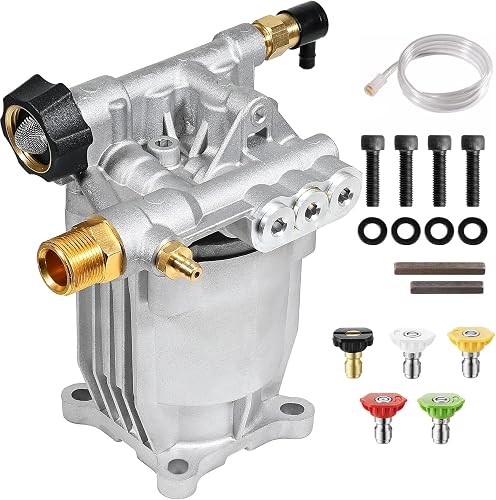 Pressure Washer Pump 3/4" Shaft Horizontal Max 3200 PSI 2.5 GPM