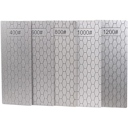 300# 600# DIAMOND CARD STONE HONING SHARPENING RAZOR KNIFE BLADE - Foto 4