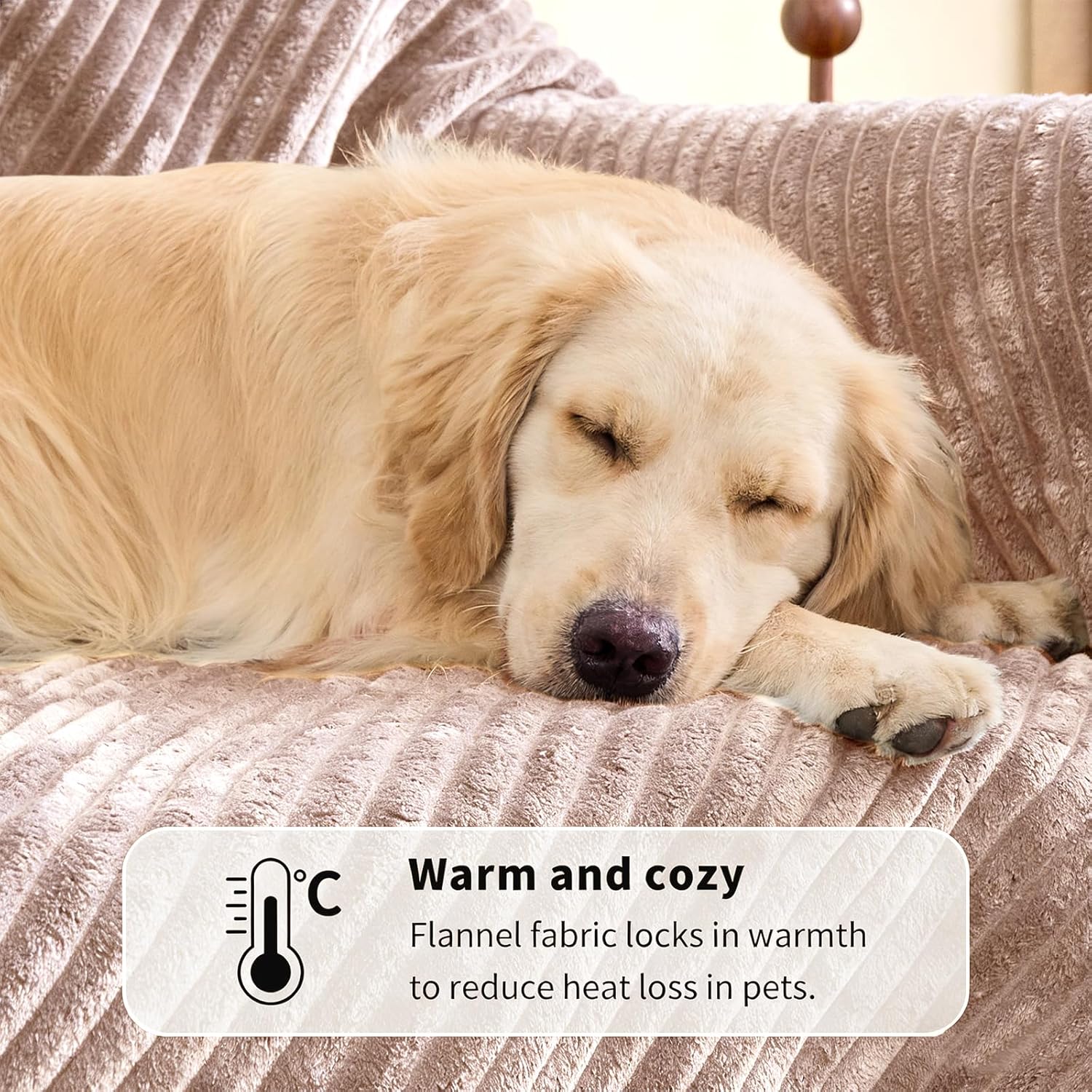 Dog Crate Mat, 1 Pack 72"×72" Flannel Washable Pet Mat for Dogs and Cats, Non-Slip Pet Pad for Kennel Training, Absorbs Urine and Waterproof Pad for Sofa Bed Crate Kennel Car Seat Floor（Khaki）
