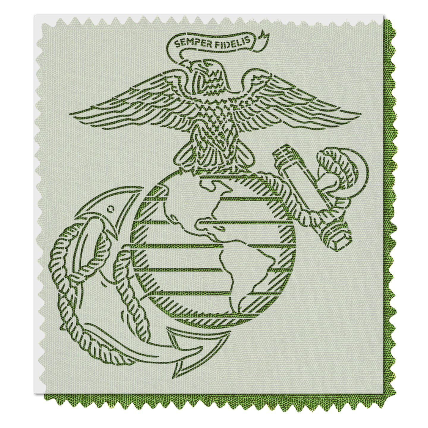 Stencil Stop Semper Fidelis Logo Stencil - Reusable for DIY Projects, Painting, Drawing, Crafts - 14 Mil Mylar Plastic (11 x 12 inches)