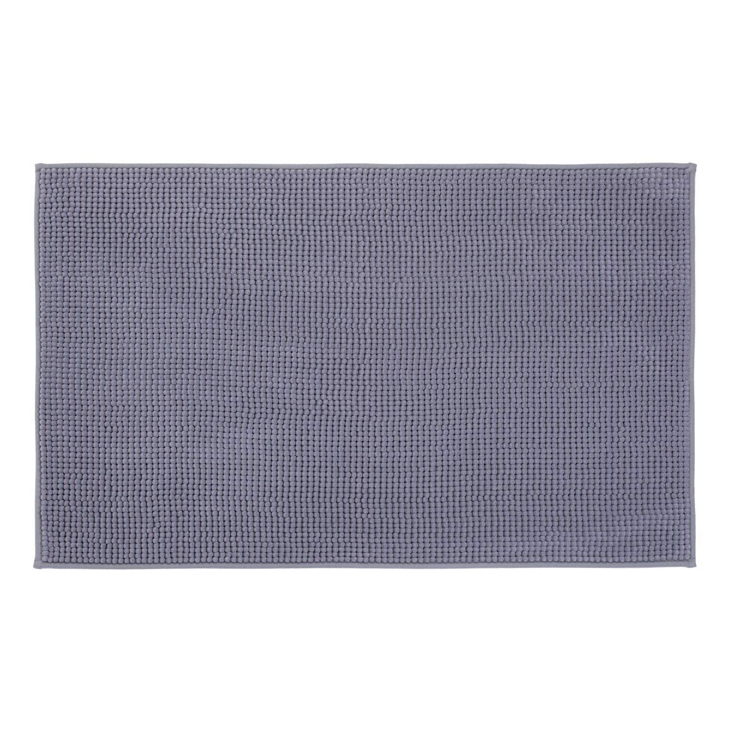 Gözze - Anti-Slip Bath Mat, Super Soft, 100% Microfibre, 60 x 100 cm - Grey, 60 x 100 cm (runner)