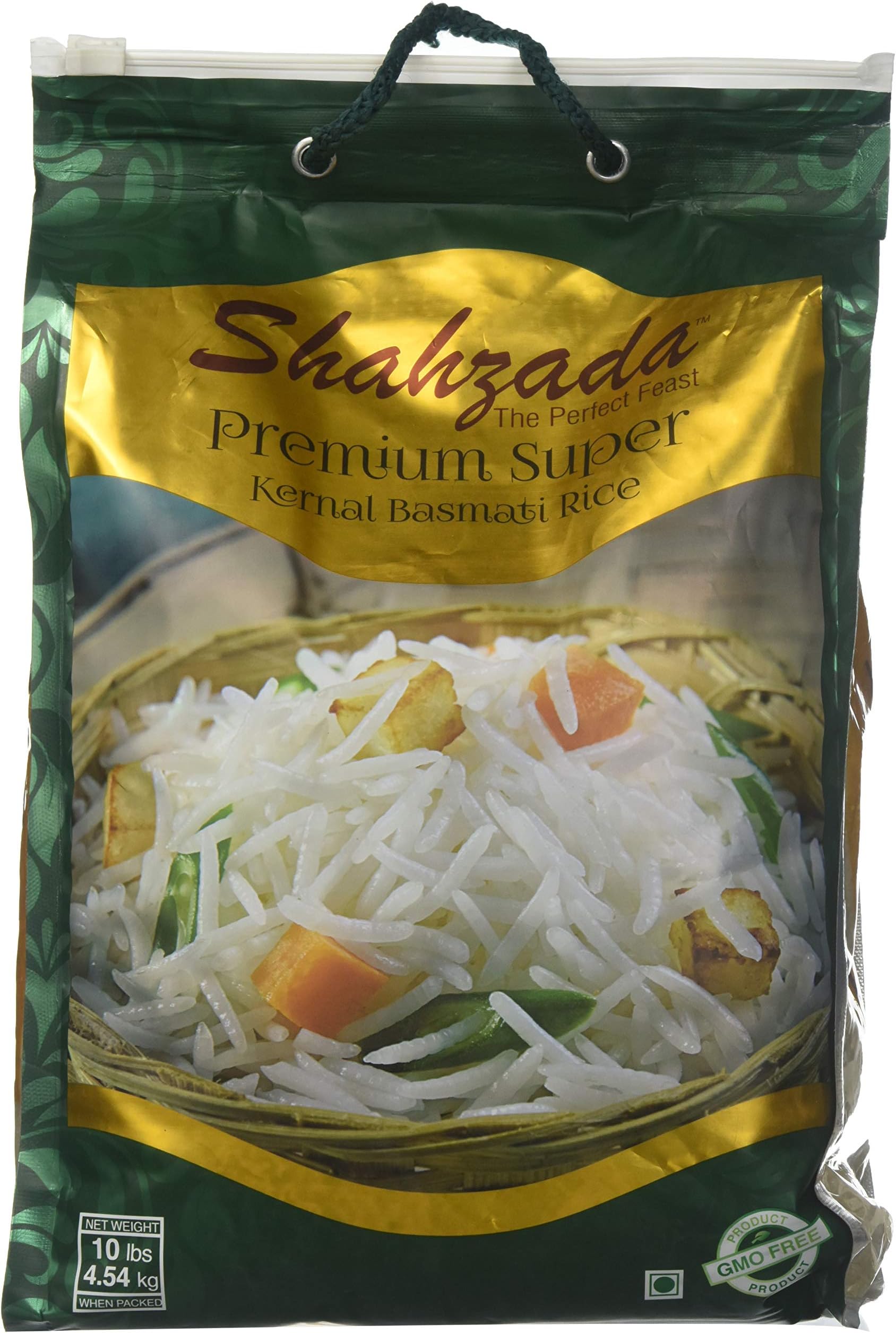 Shahzada Basmati Premium Super Kernel Rice - 10 Lbs