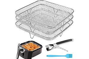 Air Fryer Accessory 3 Stackable Air Fryer Rack