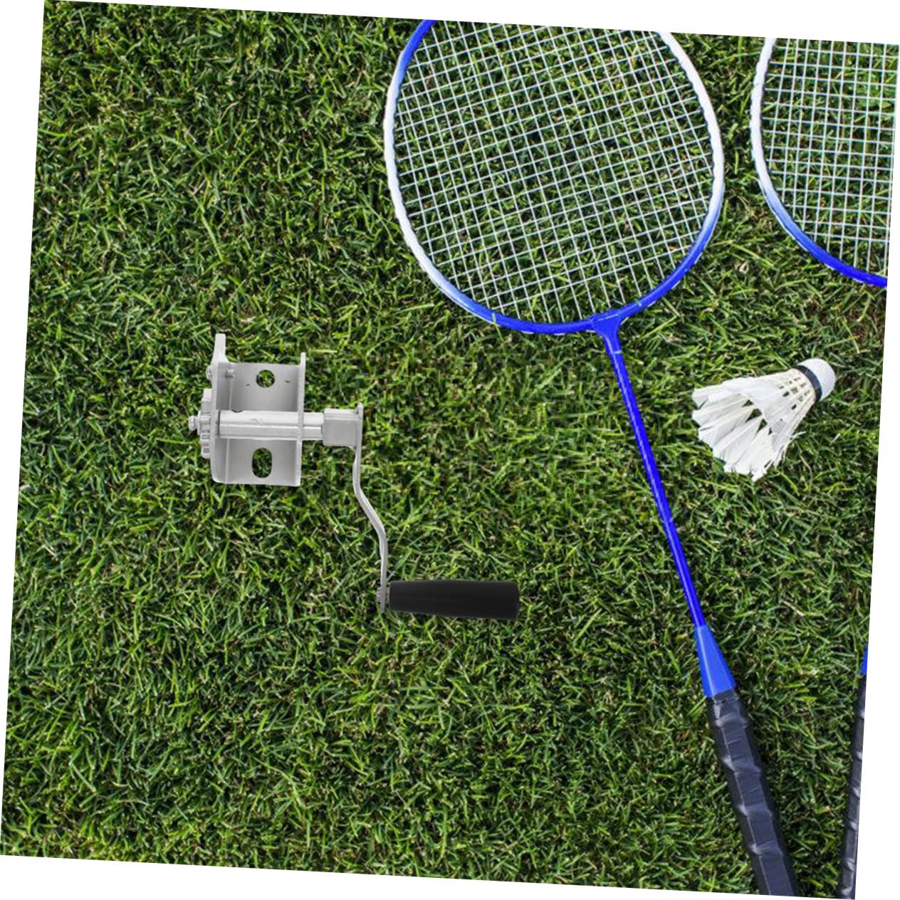 2 Stück Netzspannwinde aus Robustem Material Handbetriebener Seilspanner für Volleyball und Badmintonpfosten Wetterfestes Netzspannsystem für Outdoor Sportgeräte