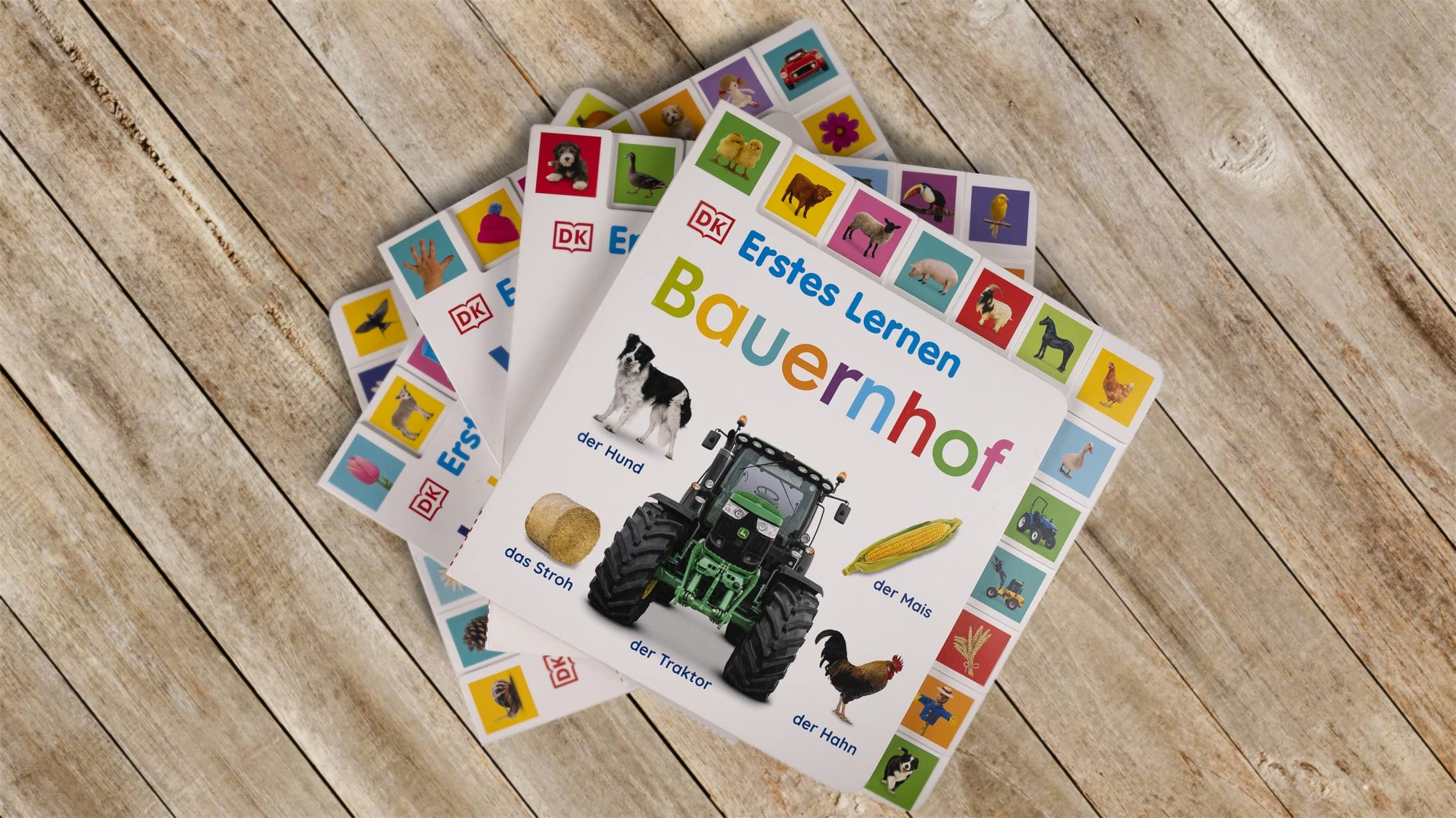 Erstes Lernen. Bauernhof: Pappbilderbuch mit Griff-Register und über 160 Fotos ab 1 Jahr
