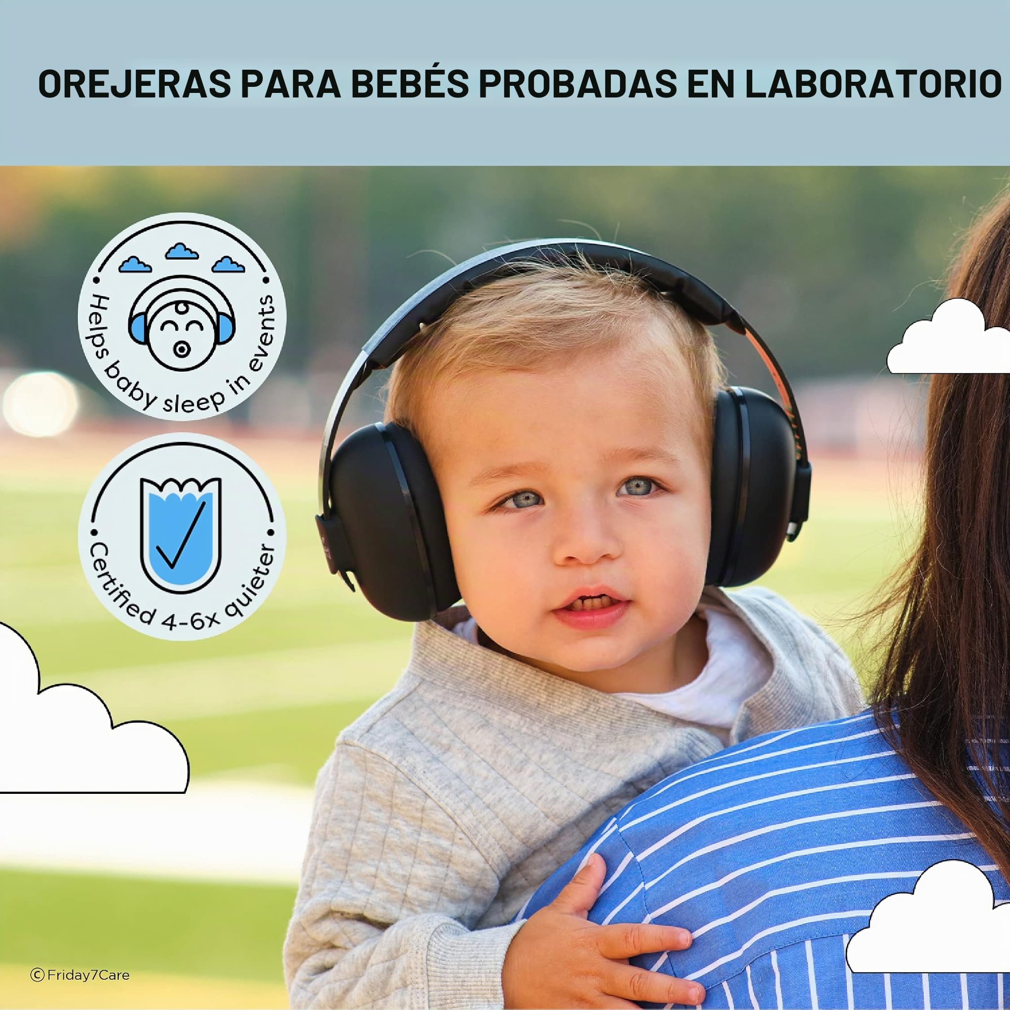 Fridaybaby - Protección para los oídos para bebés (0 - 2+ años)
