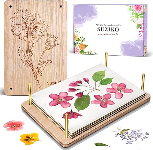 Miniatura 10 de Suziko Prensa de flores para niños (azul)