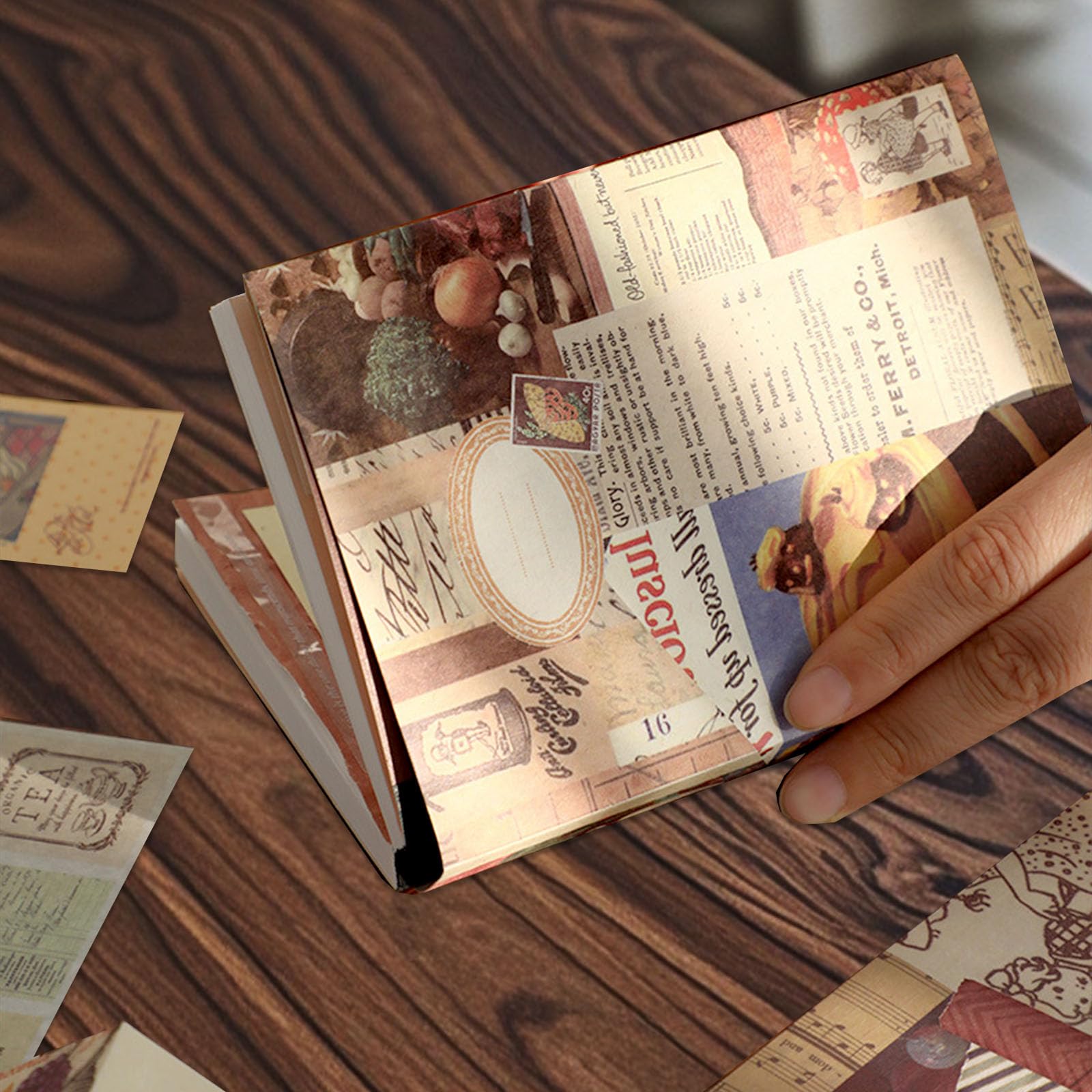 Draupnir Kit d'accessoires de Scrapbooking de 346 Pièces, Brun Vintage