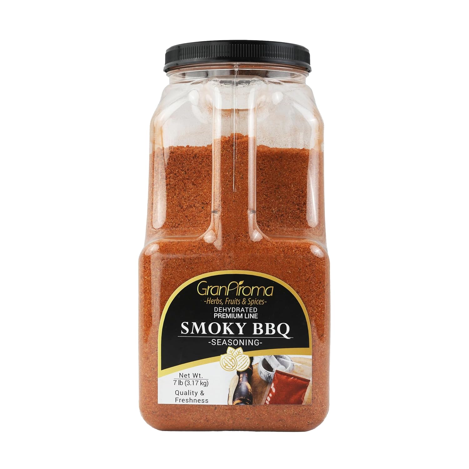 GranAroma Smoky BBQ Seasoning, Rich Smoky Flavor, Perfect for Grilling and Roasting (7 Pound)
