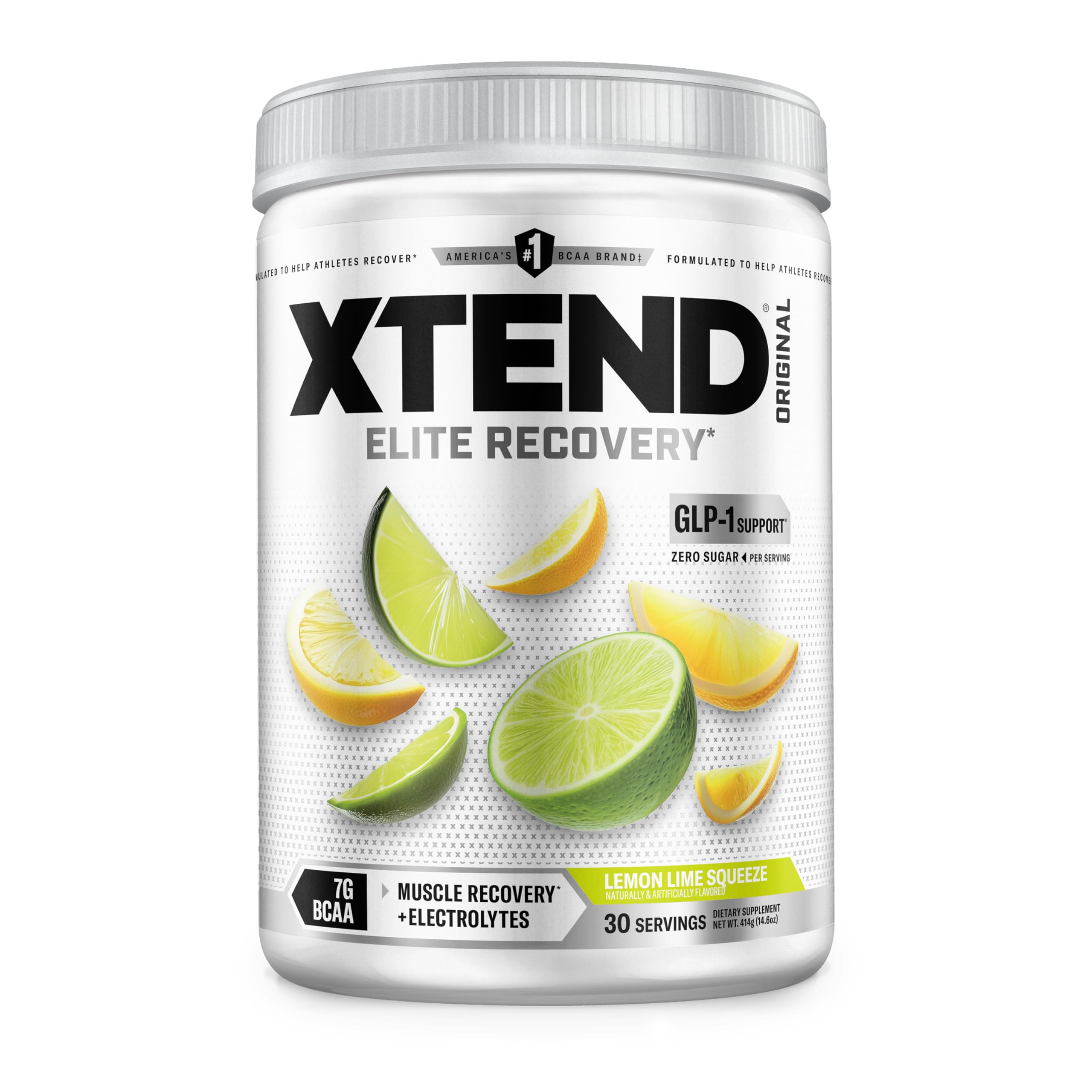 Xtend Scivation EAA + BCAA Powder | Muscle Recovery & Lean Muscle Growth | 9 Essential Amino Acids for Intra Workout or Post Workout Recovery | 10g EAAs Per 2 Servings | Lemon Lime 40 Servings