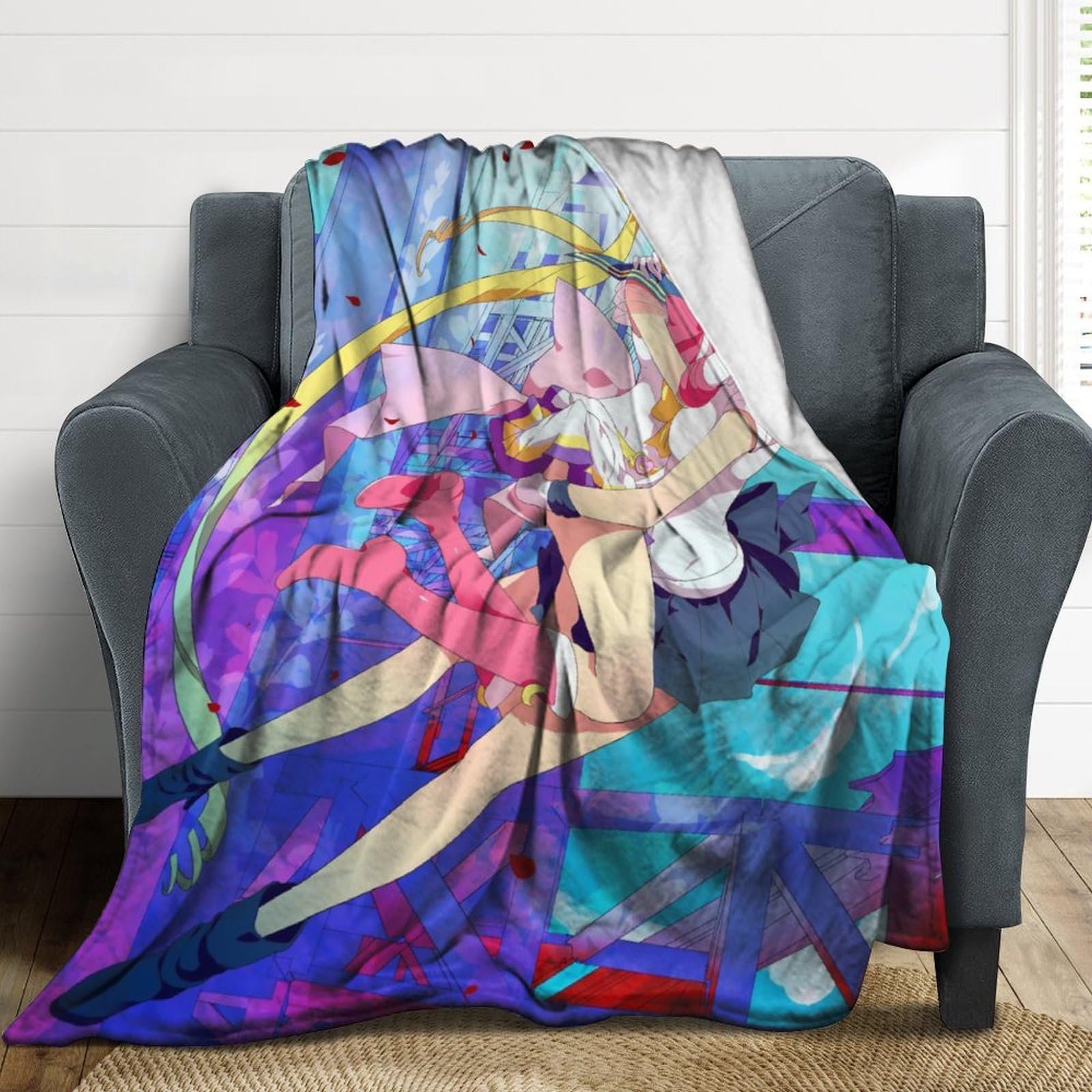 Amazon｜毛布 美少女戦士セーラームーン ブランケット 掛け毛布