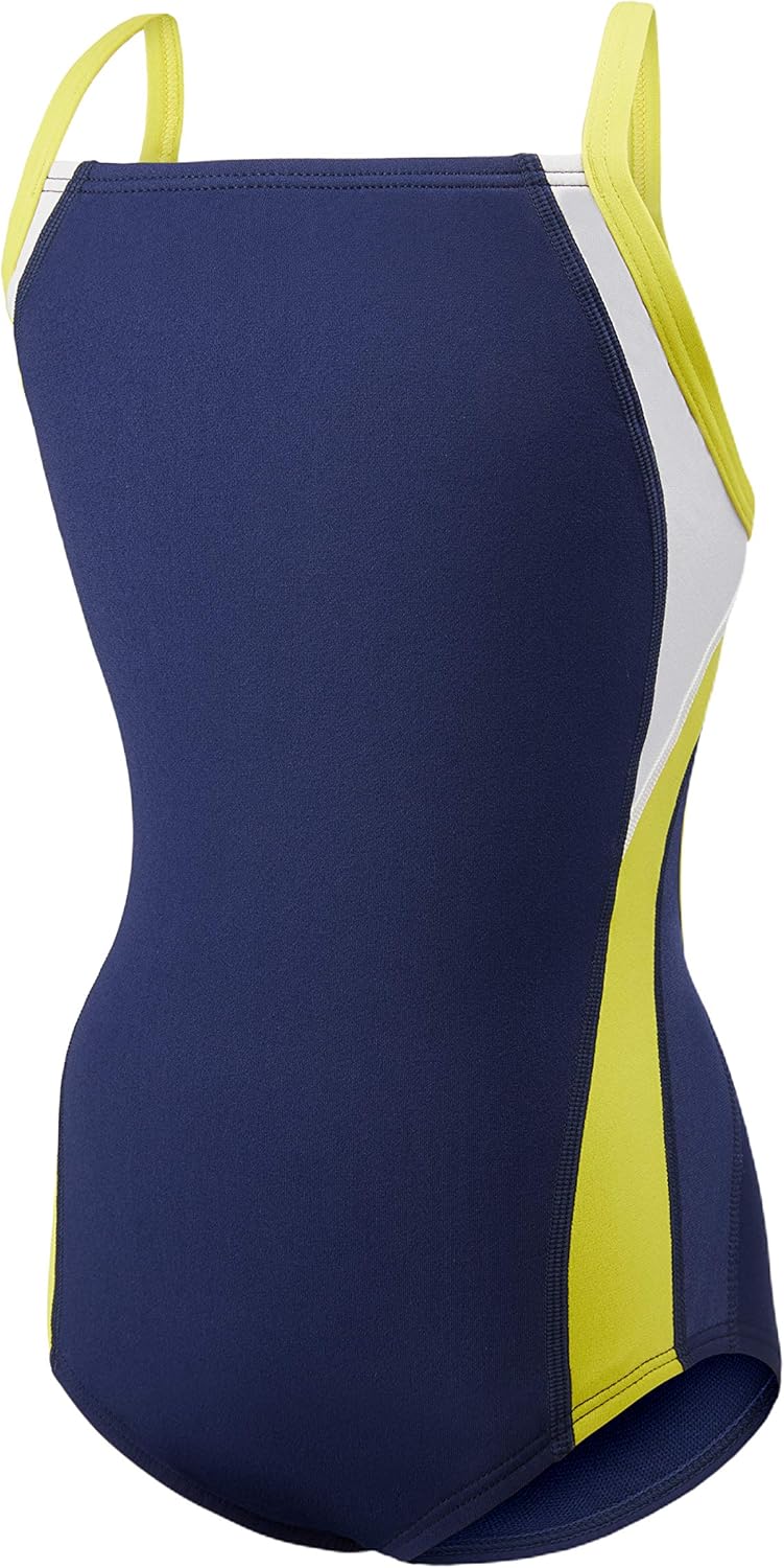 Speedo Girls Swimsuit One Piece Endurance+ Cross Back Solid Youth Team Colors