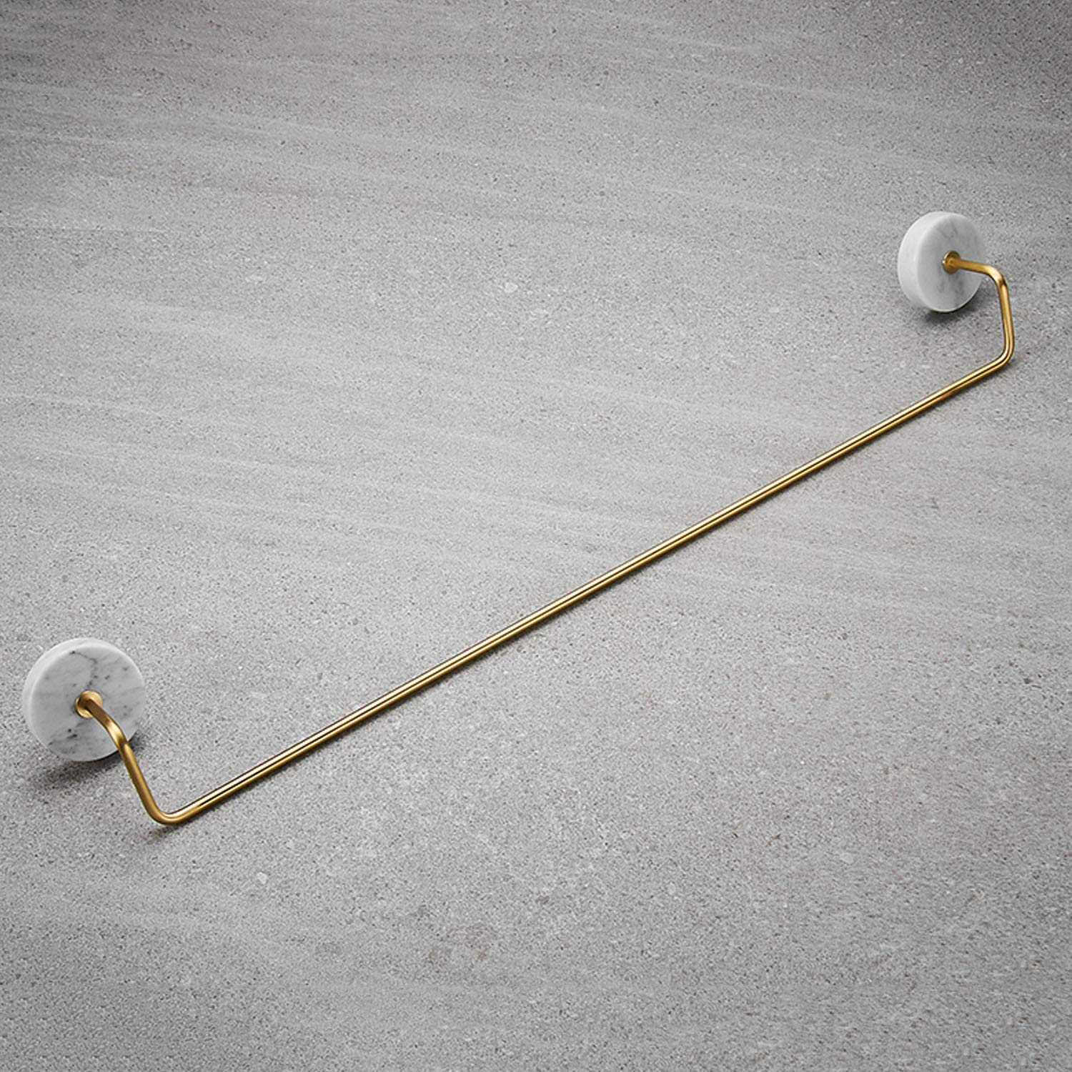 LYGXWJFC Toallero montado en la Pared para baño de hogar/Hotel de 60 cm para Cocina o baño, toallero de Aluminio Negro, toallero montado en la Pared para hogar/Hotel