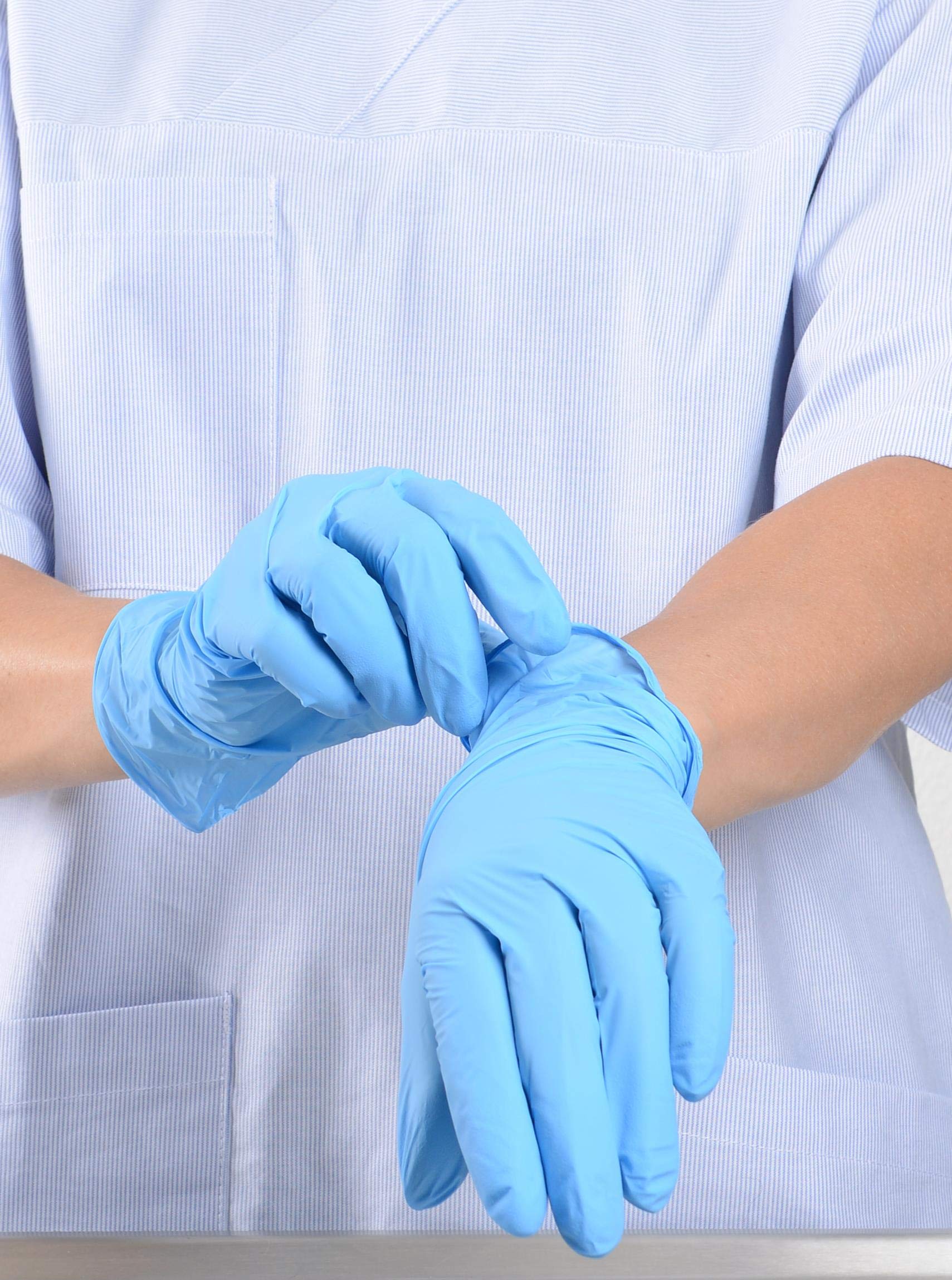 Guanti in nitrile PF, L, 100 per confezione