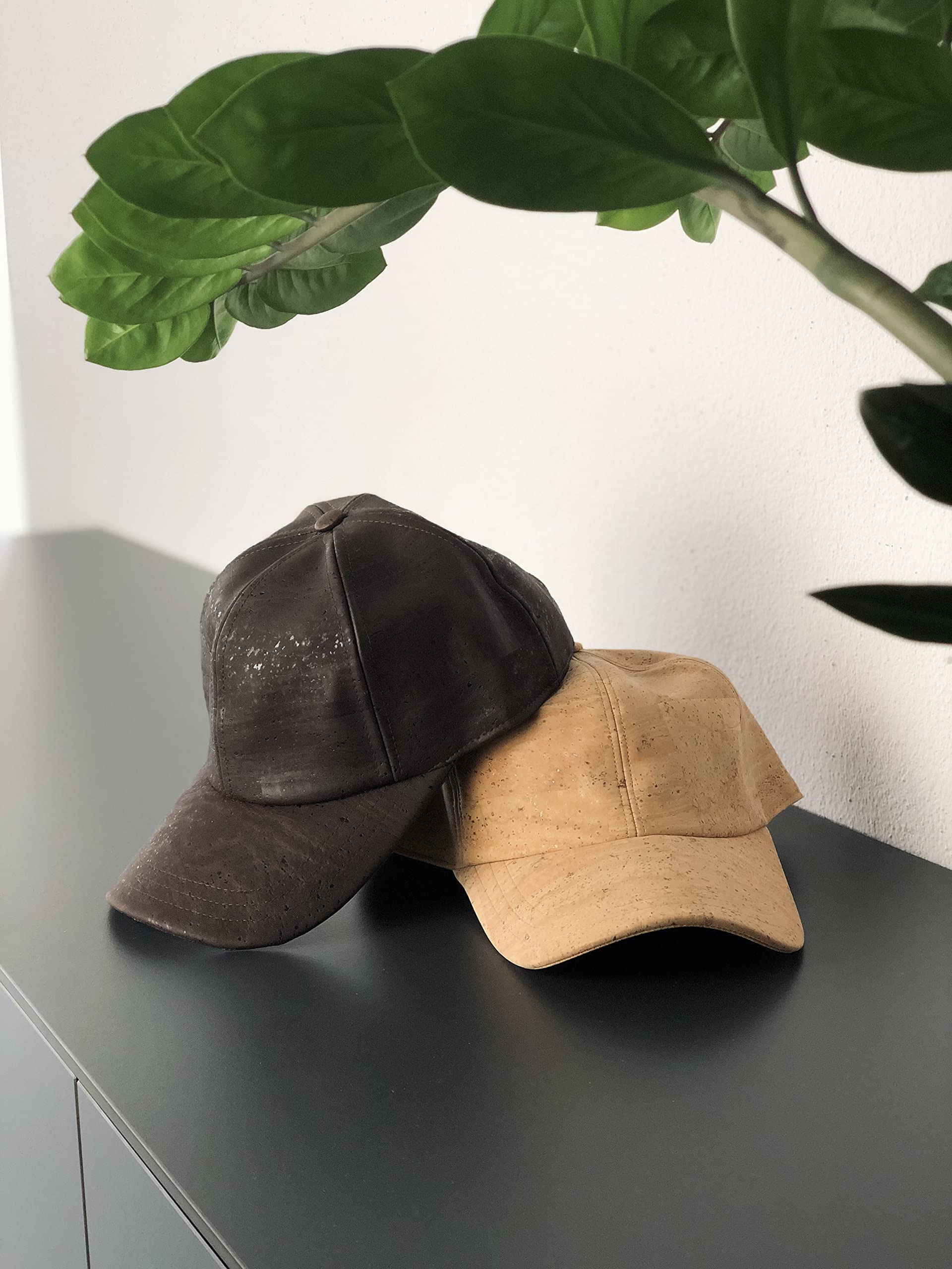 Gorra de béisbol de corcho de moda | Gorra Snapback | Gorra con visera | Natural y sostenible | Corcho de Portugal | Marrón o Beige