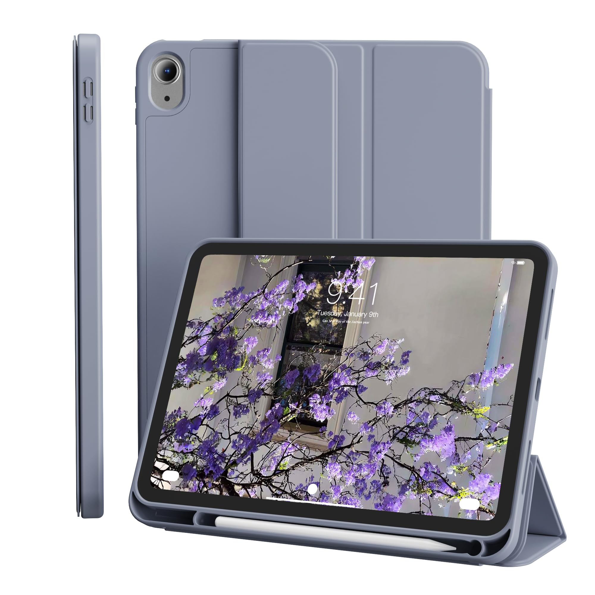 ZOPSGYU for iPad (A16) 11th Generation 11 Inch 2025/10th Generation 10.9 Inch 2022 Cover with Pencil Holder | Support Auto Wake/Sleep & Touch ID |