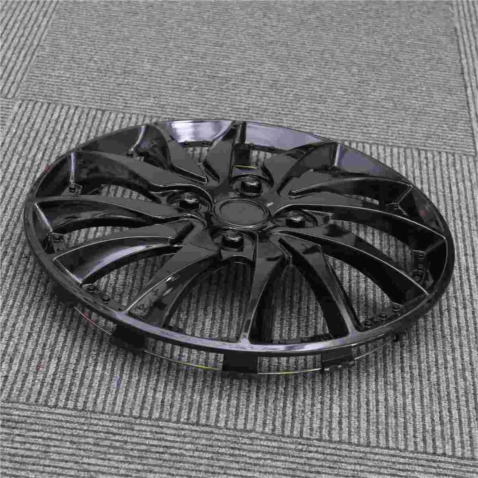 Tapas de Cubo Rueda neumático Coche 14 Pulgadas(Black)