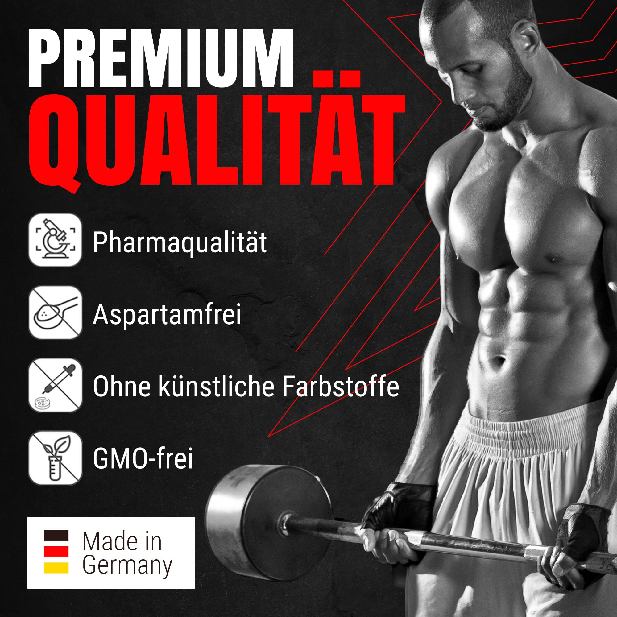 Powerstar Kreasteron 7 All-in-One Supplement 1725g Wildberry - Kraft | 7 hocheffektive Nährstoff-Kombinationen - für Muskelaufbau und Kraftsteigerung - Deutsche Herstellung nach IFS Kreatin