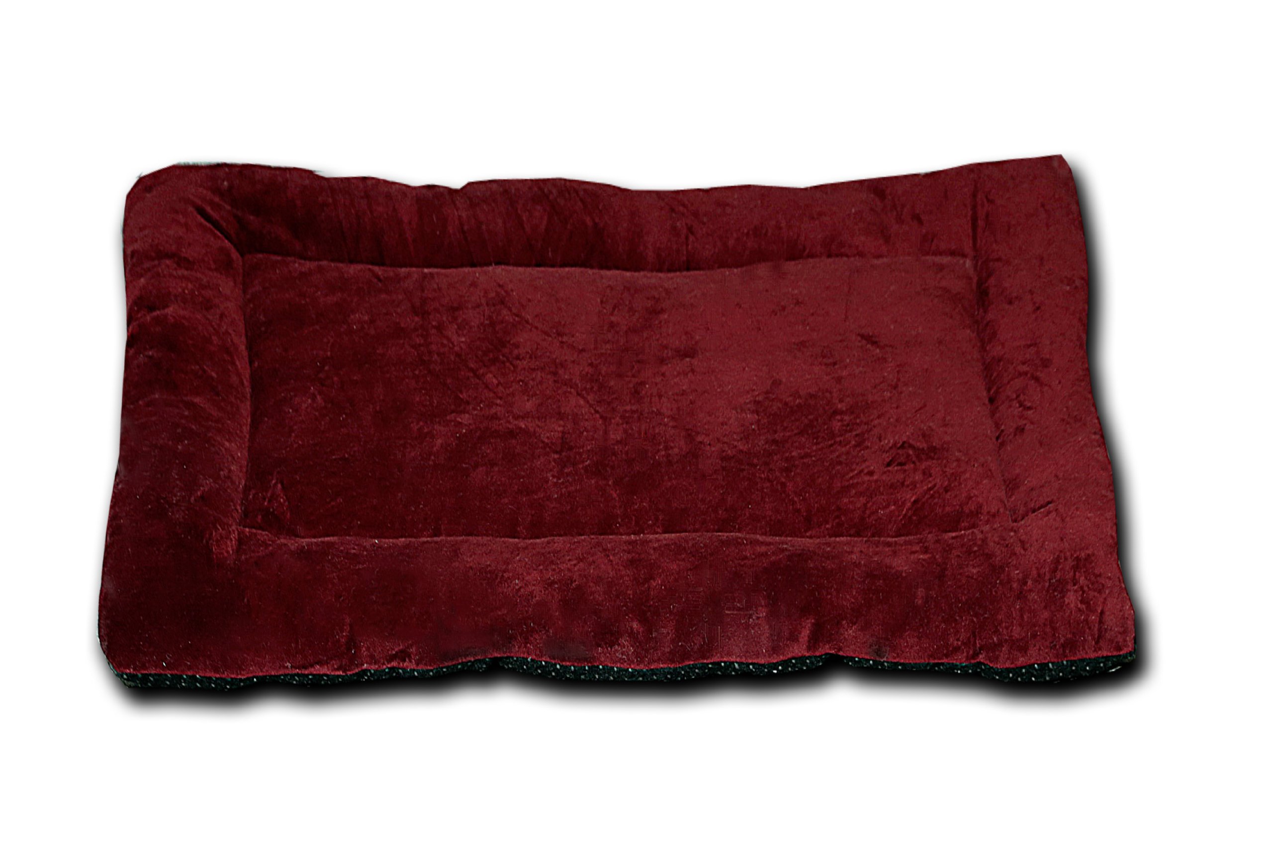 HappyCare Textiles HCT MAT-001 Solid Super Touch Micro Mink Dog and Pet Mat, 42 by 28-Inch, Burgundy