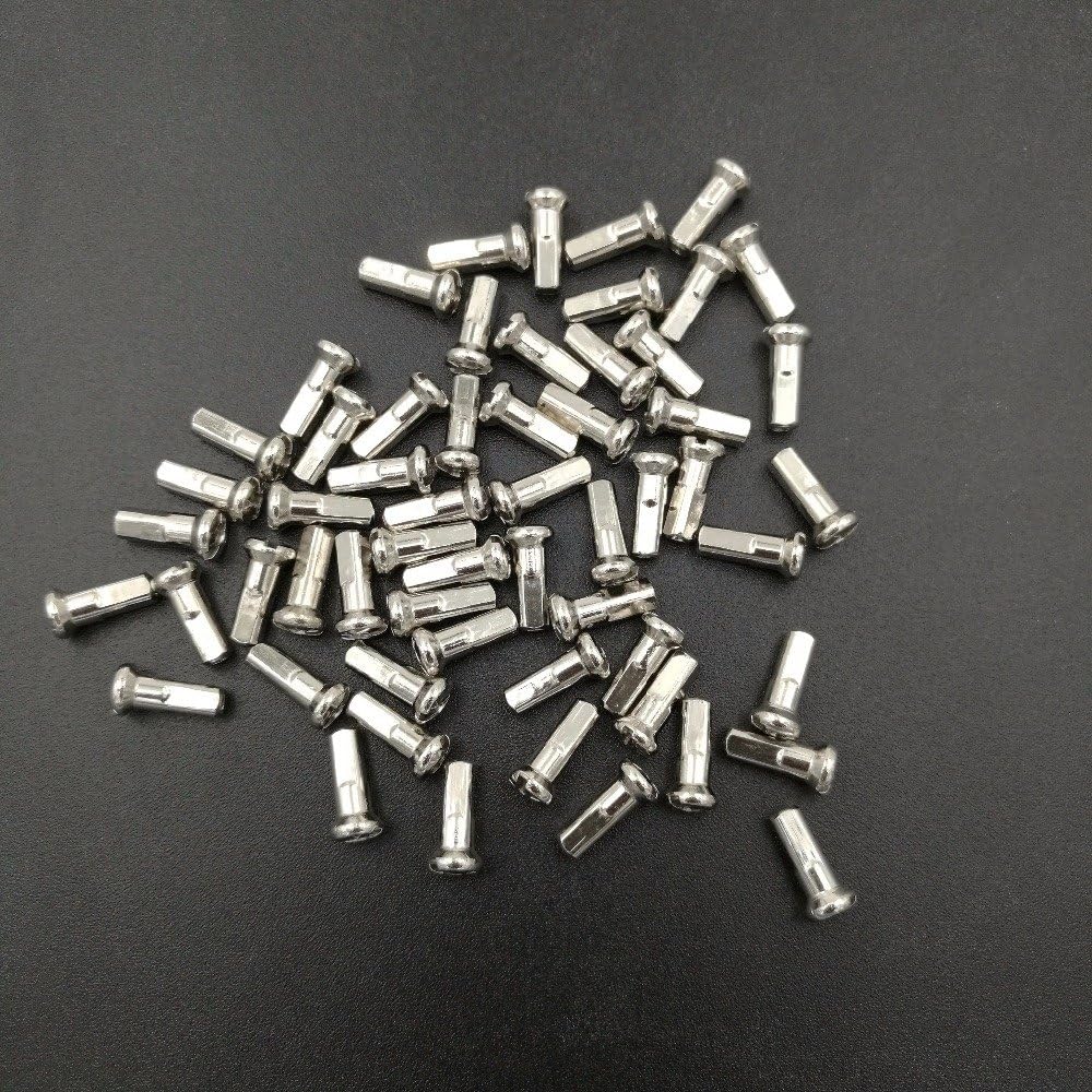 36Pcs 13G Diameter 2.3mm E-bike Spokes Electric Bike Wheel Spokes SUS 304 Sliver Color Electric Bicycles Spokes For E-bike Hub Motorcycle Spoke Parts(Length 155mm)